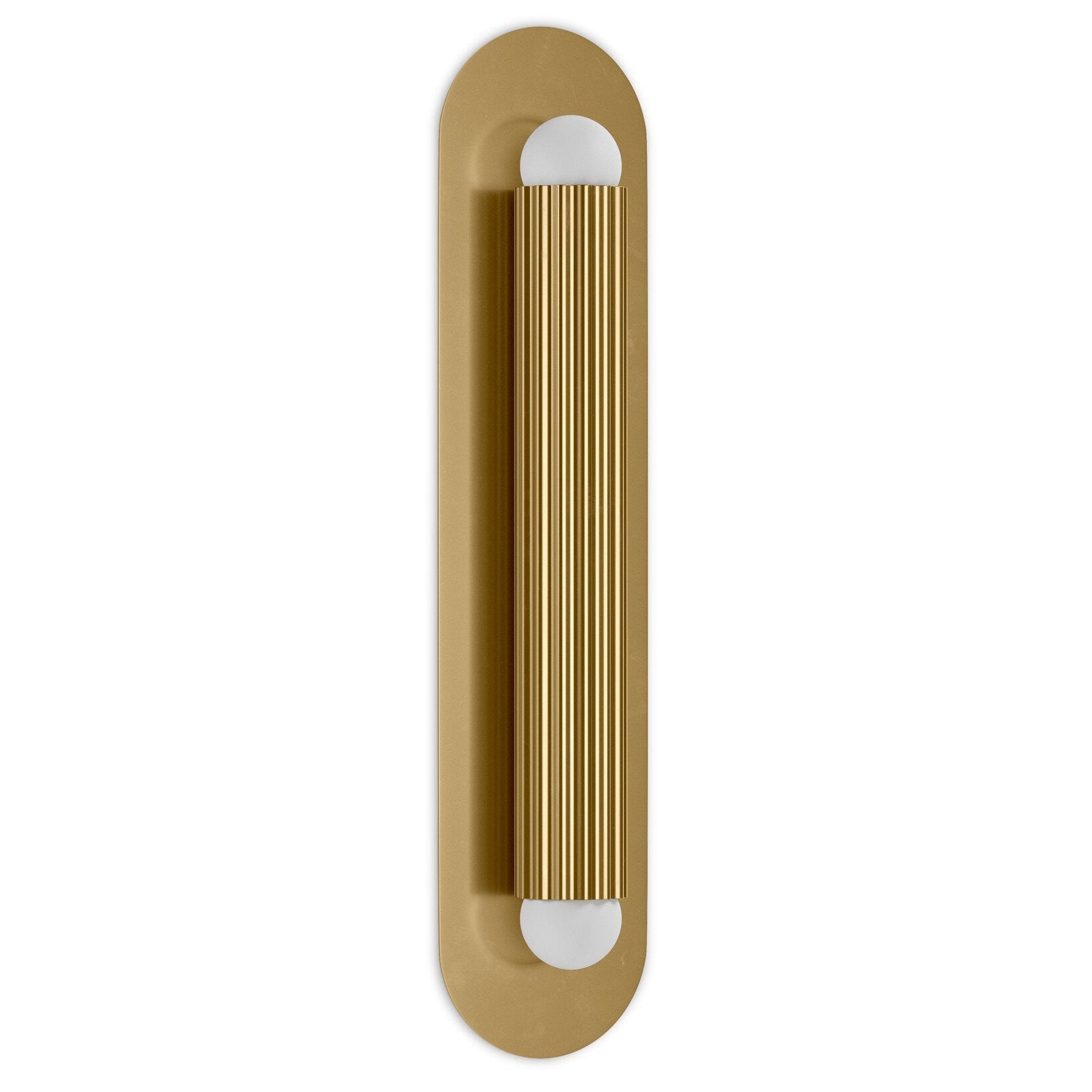 Four Hands Vesta Burnished Brass Wall Sconce styled setting