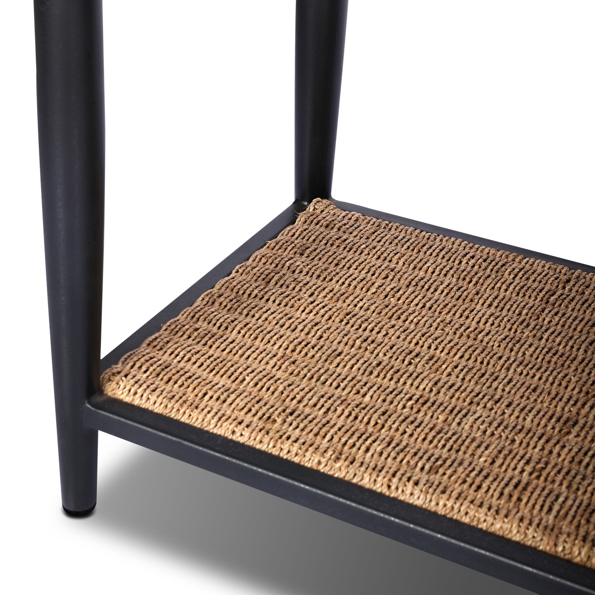 Four Hands Thalen Rough Iron Console Table detailed view