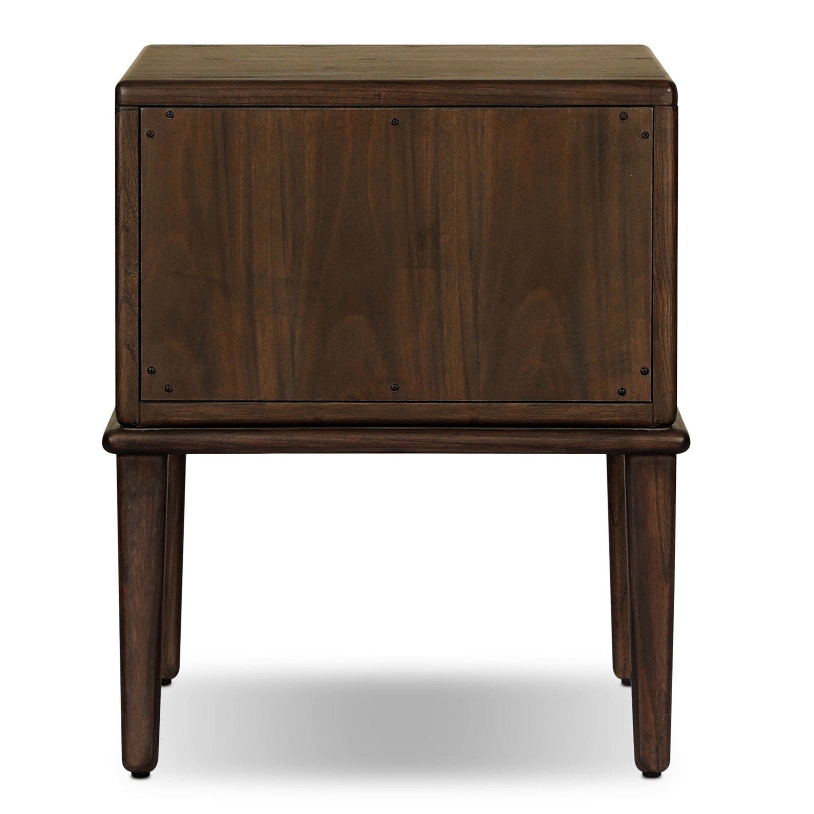 Four Hands Zaria Dark Brown Sungkai Nightstand back view