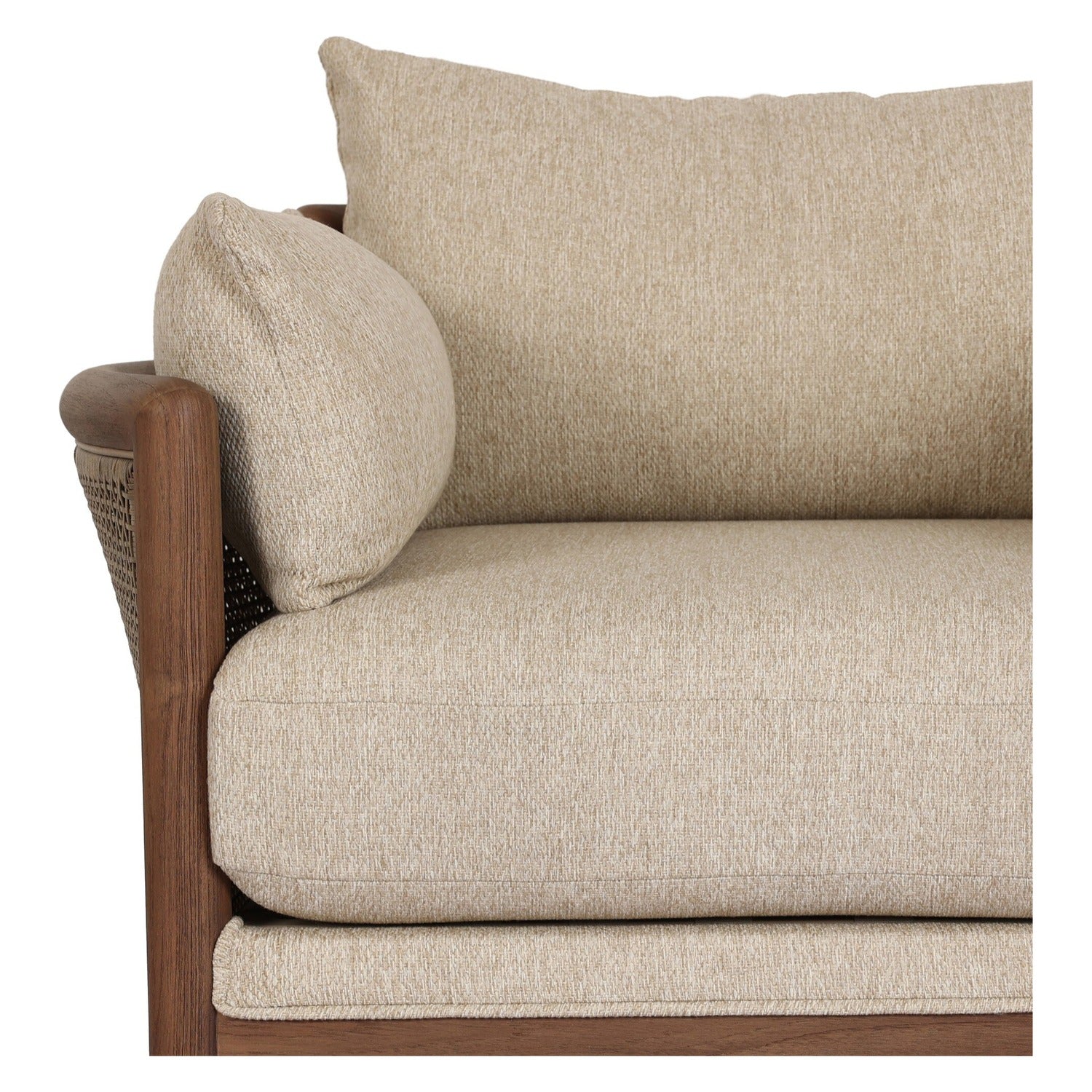 Four Hands Barbosa Concha Beige Outdoor Swivel Chair