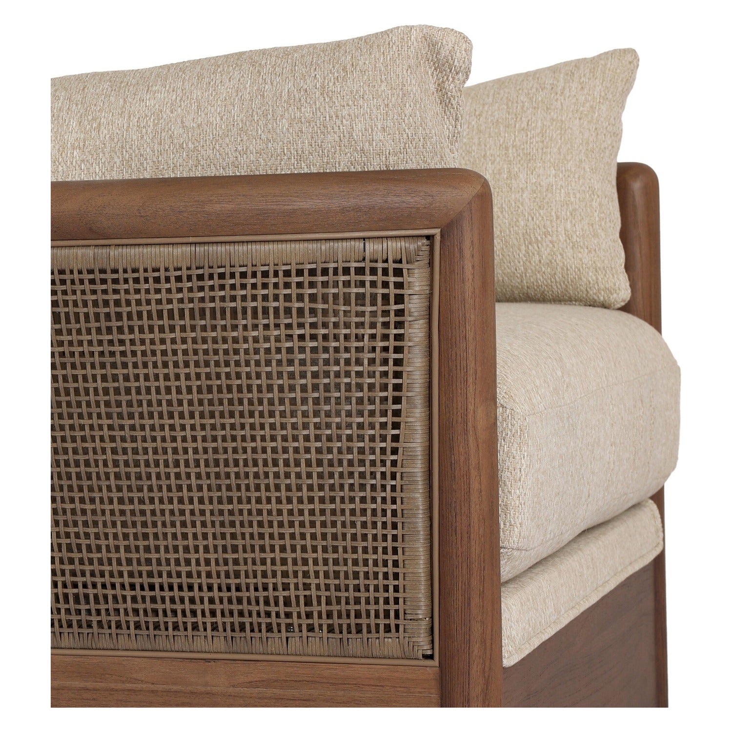 Four Hands Barbosa Concha Beige Outdoor Swivel Chair