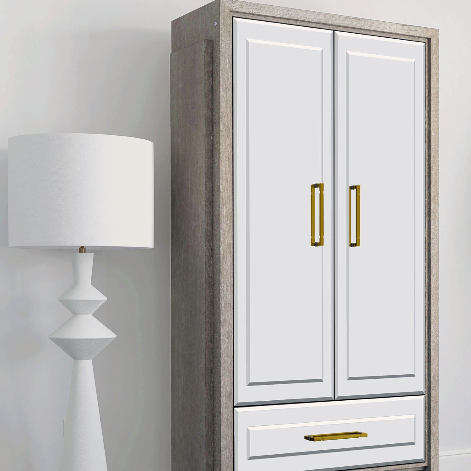 Bassett Mirror Lansing Tall Bar Cabinet