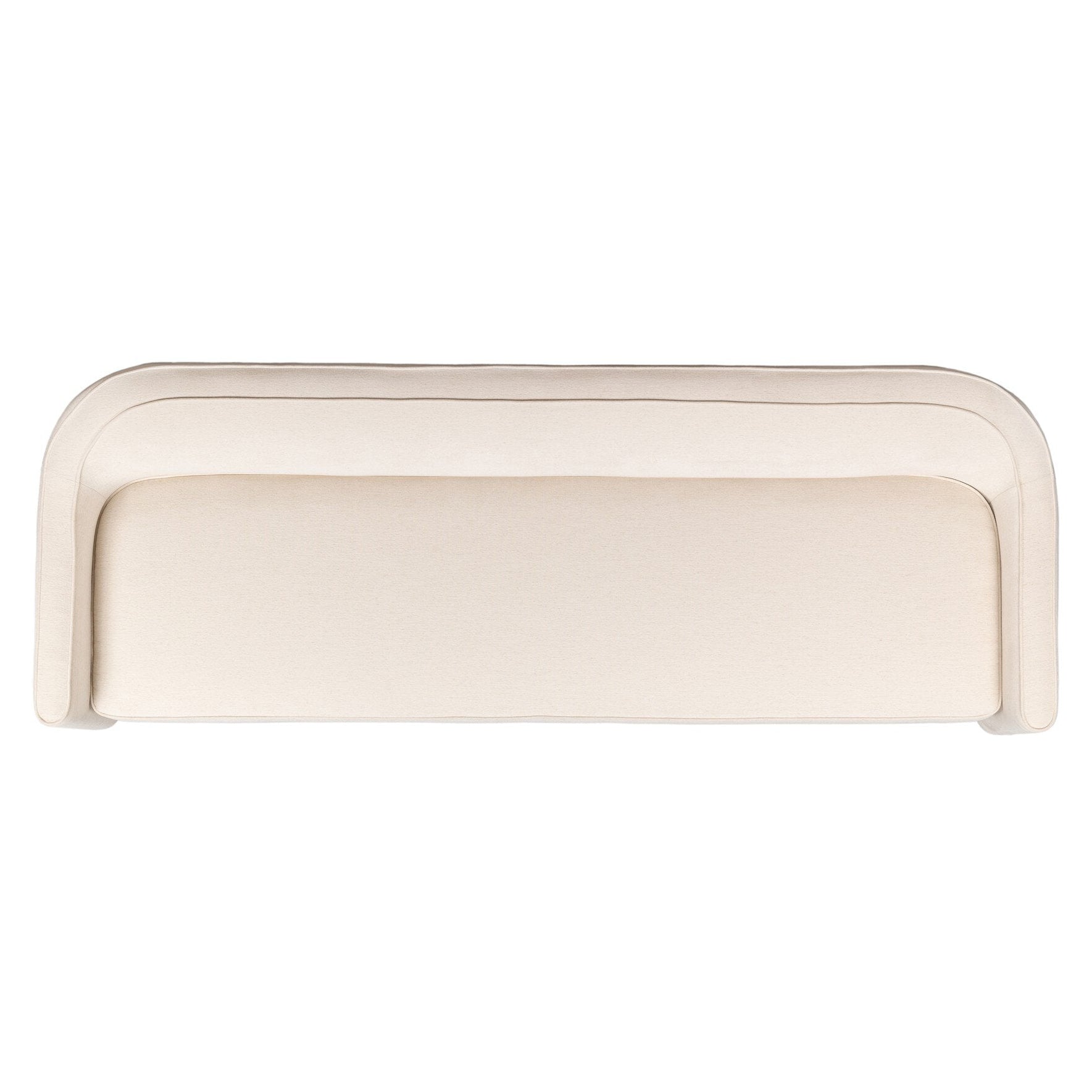 Four Hands Chella Laughlin Bone Sofa — top-down view