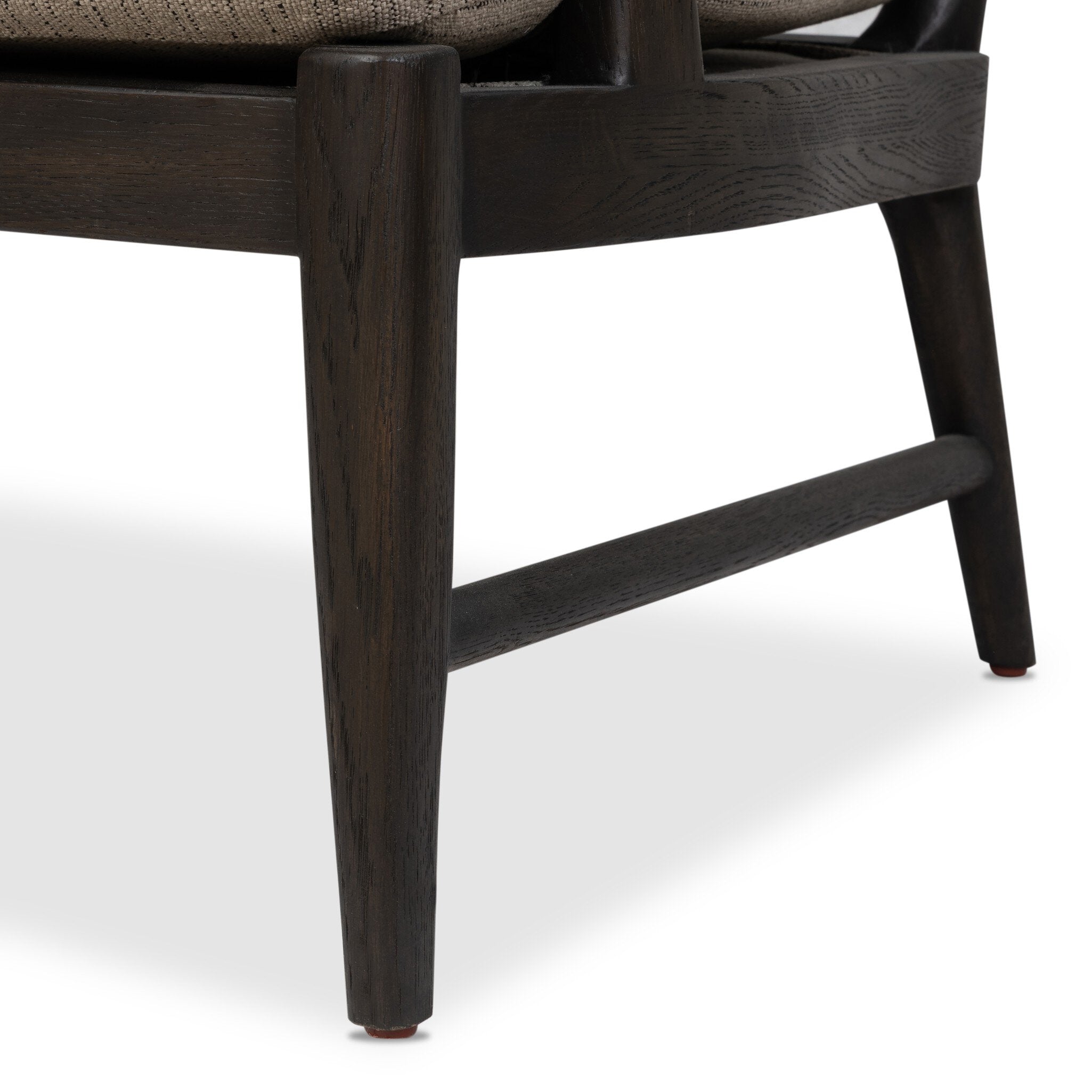 Four Hands Anders Ambro Stripe Chair — finish detail