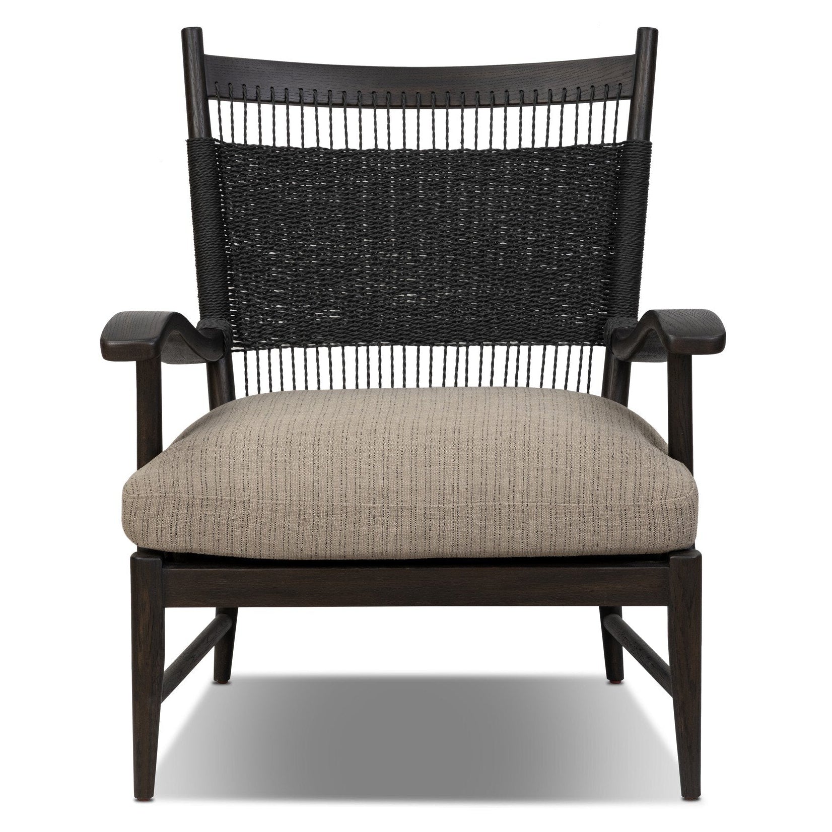 Four Hands Anders Ambro Stripe Chair — front view