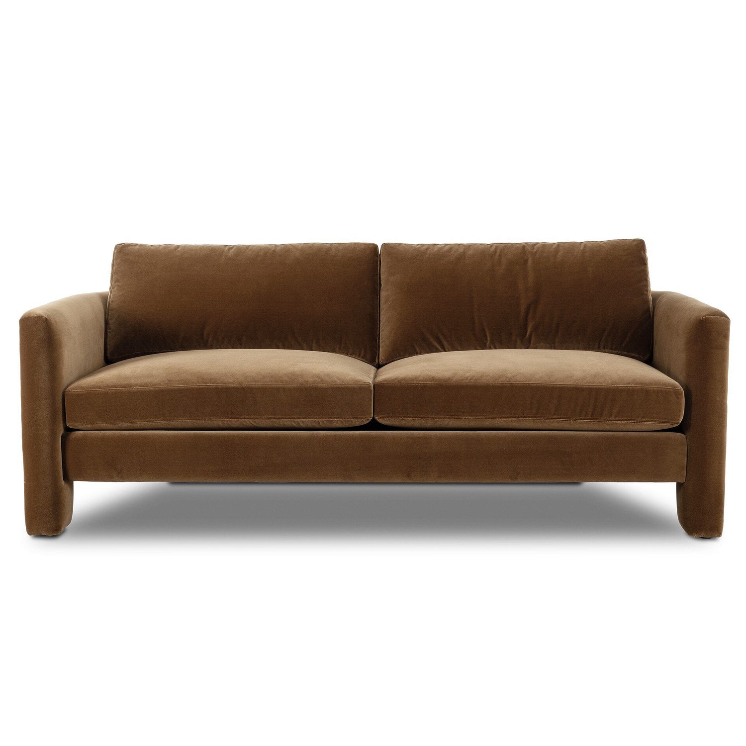 Four Hands Katya Surrey Ochre 80in Sofa — front view