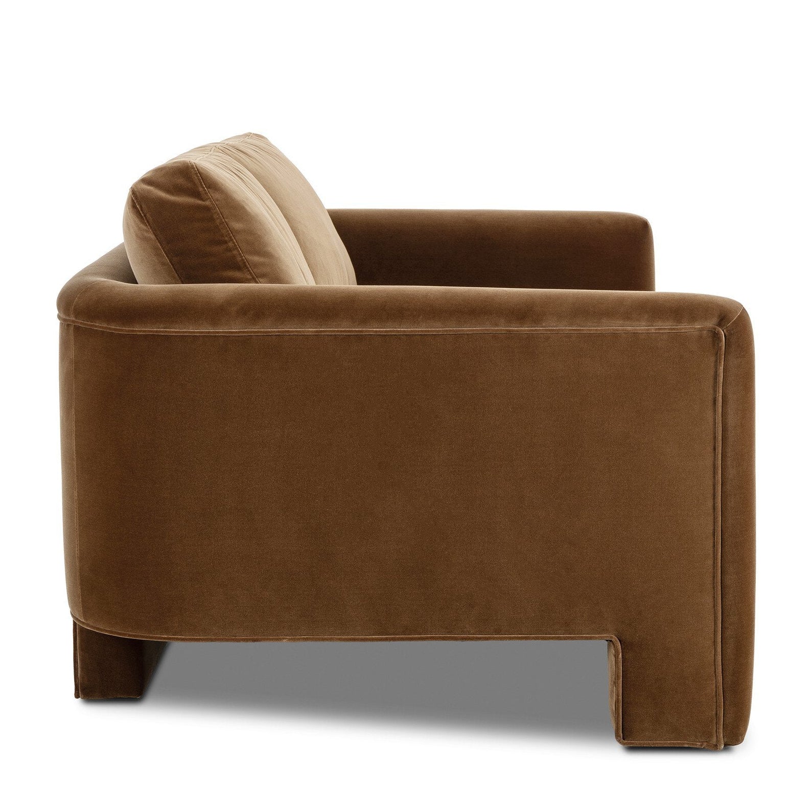 Four Hands Katya Surrey Ochre 80in Sofa — side view