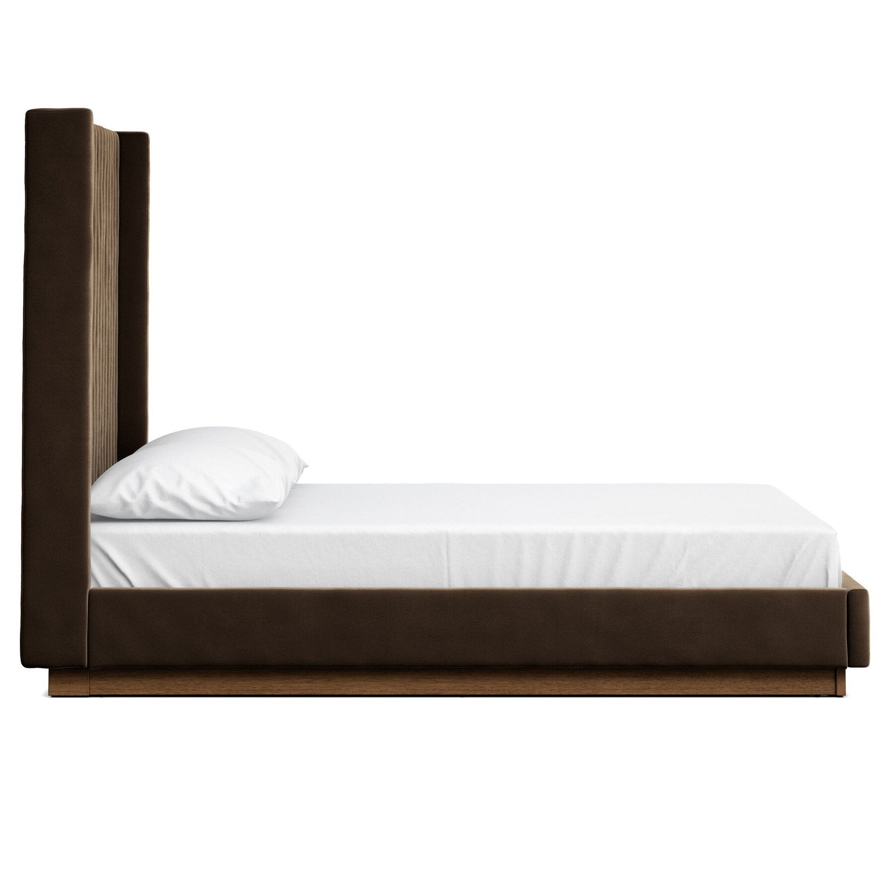 Four Hands Montgomery Surrey Mink Bed side profile