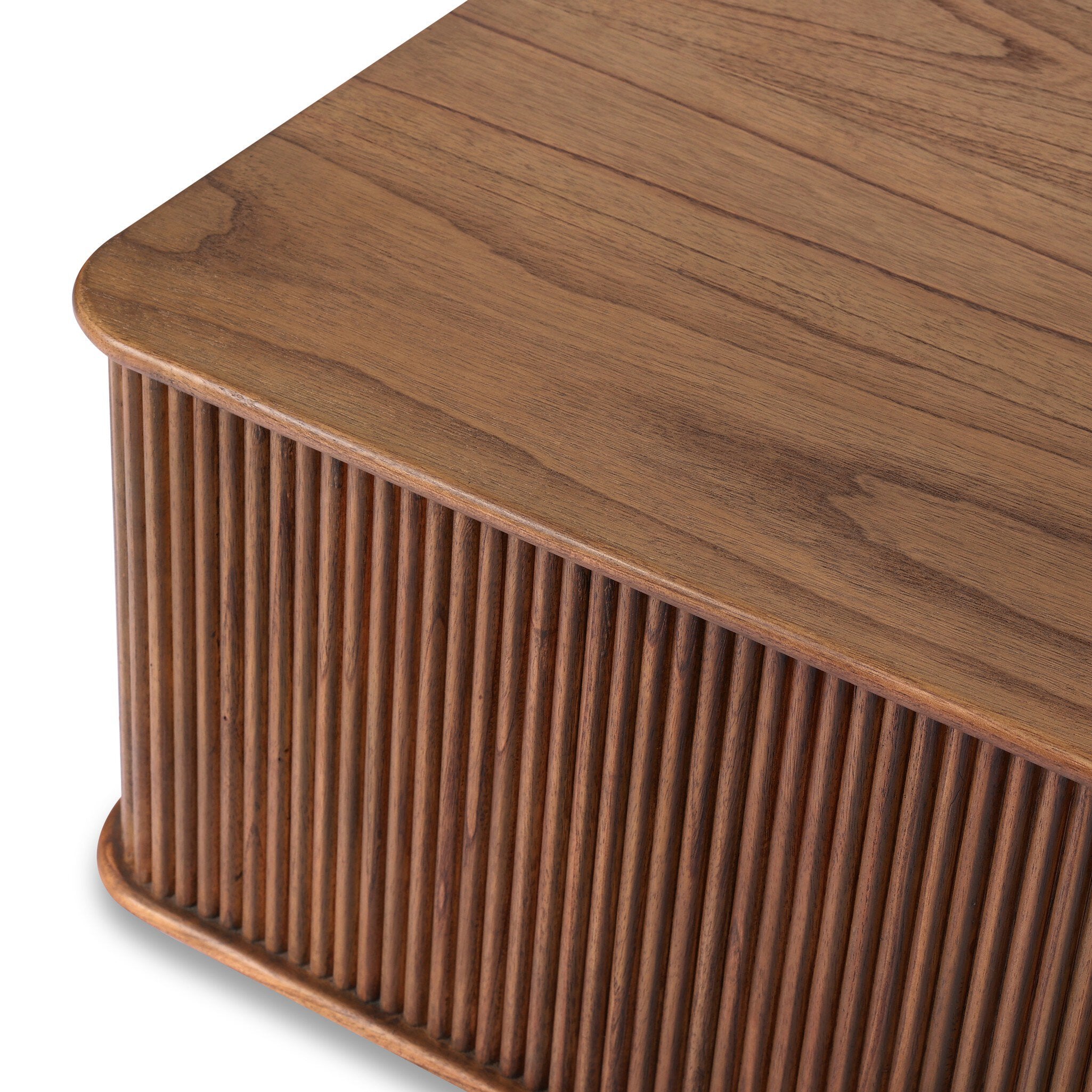 Four Hands Ona Amber Mindi Rectangular Coffee Table — finish and texture