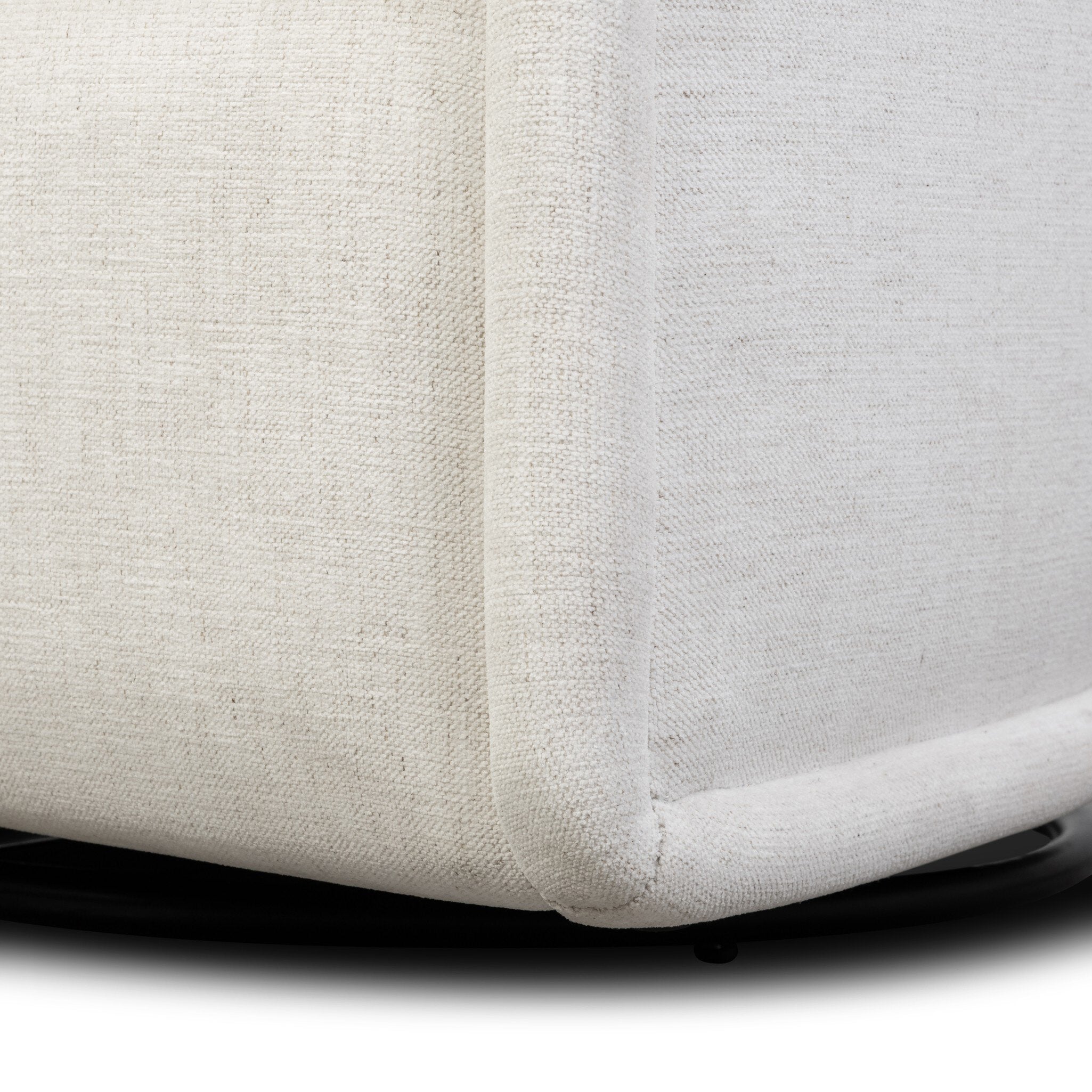 Four Hands Blaire Snow Swivel Glider — material close-up