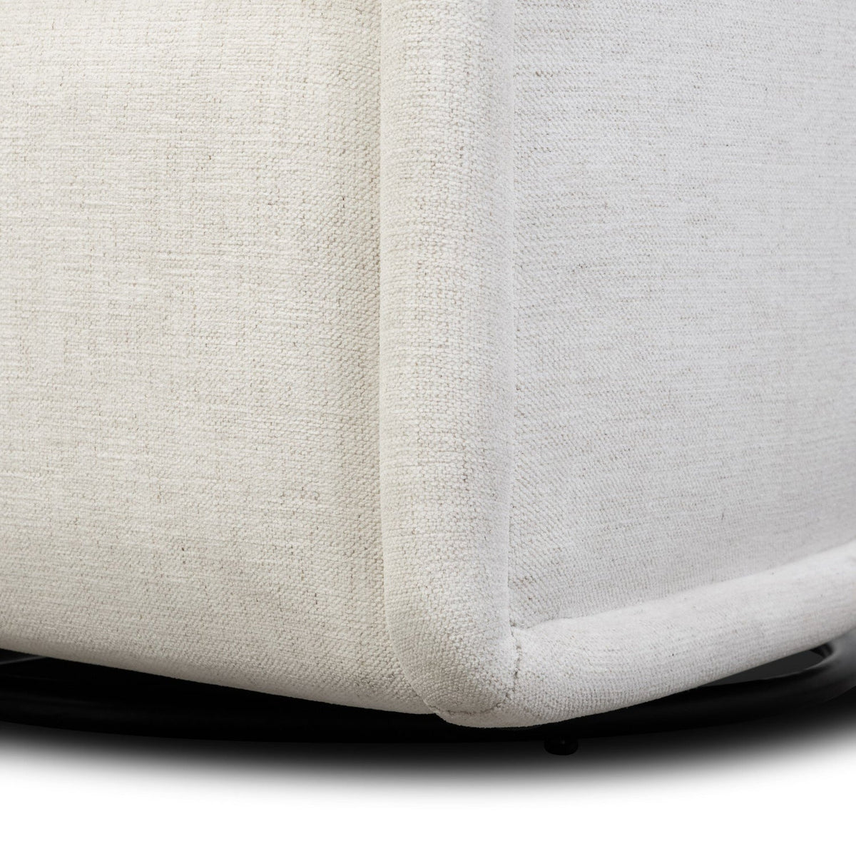 Four Hands Blaire Snow Swivel Glider — material close-up