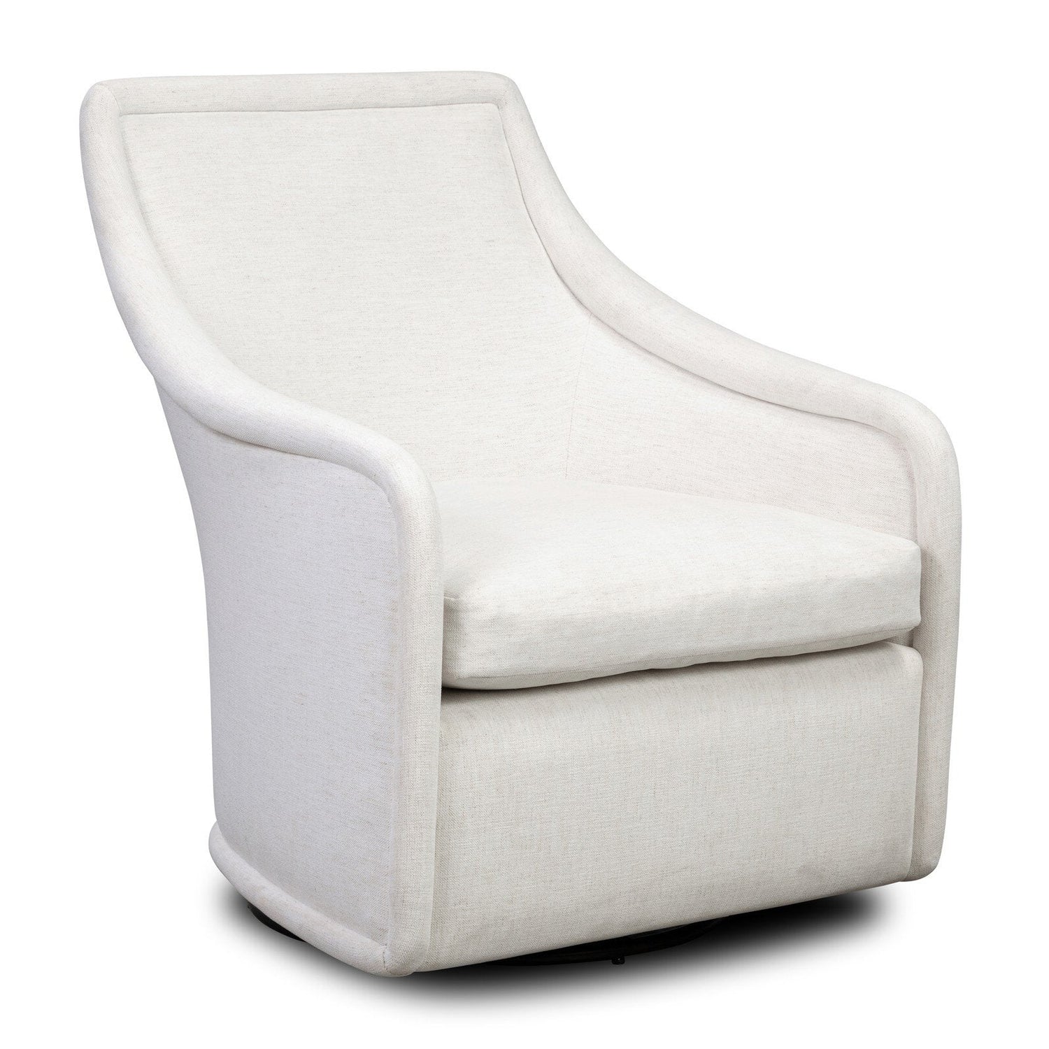 Four Hands Blaire Snow Swivel Glider full product view