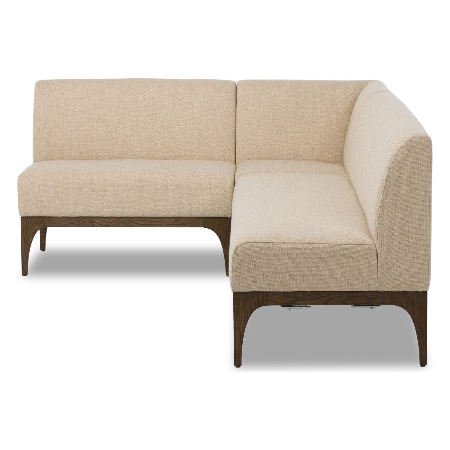 Four Hands Ellington Irving Taupe 100in L-Shape Dining Banquette