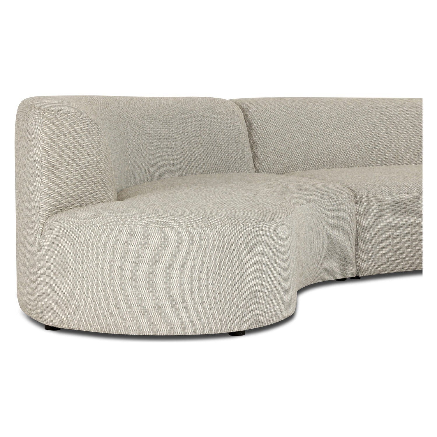 Four Hands Opal Faye Sand Outdoor 3 Piece Sectional Sofa