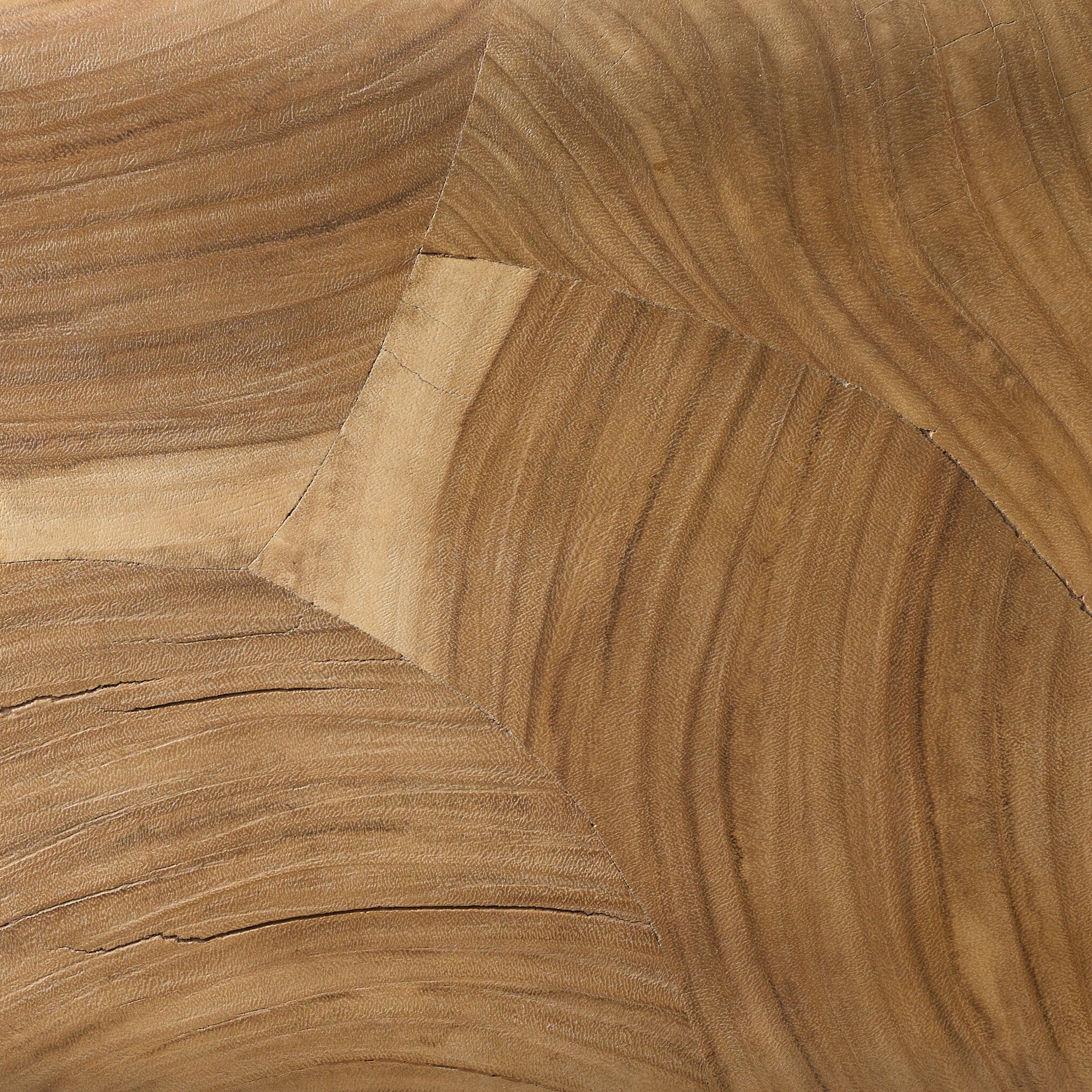 Four Hands Marlena Smoked American Oak Console Table - detail view 1