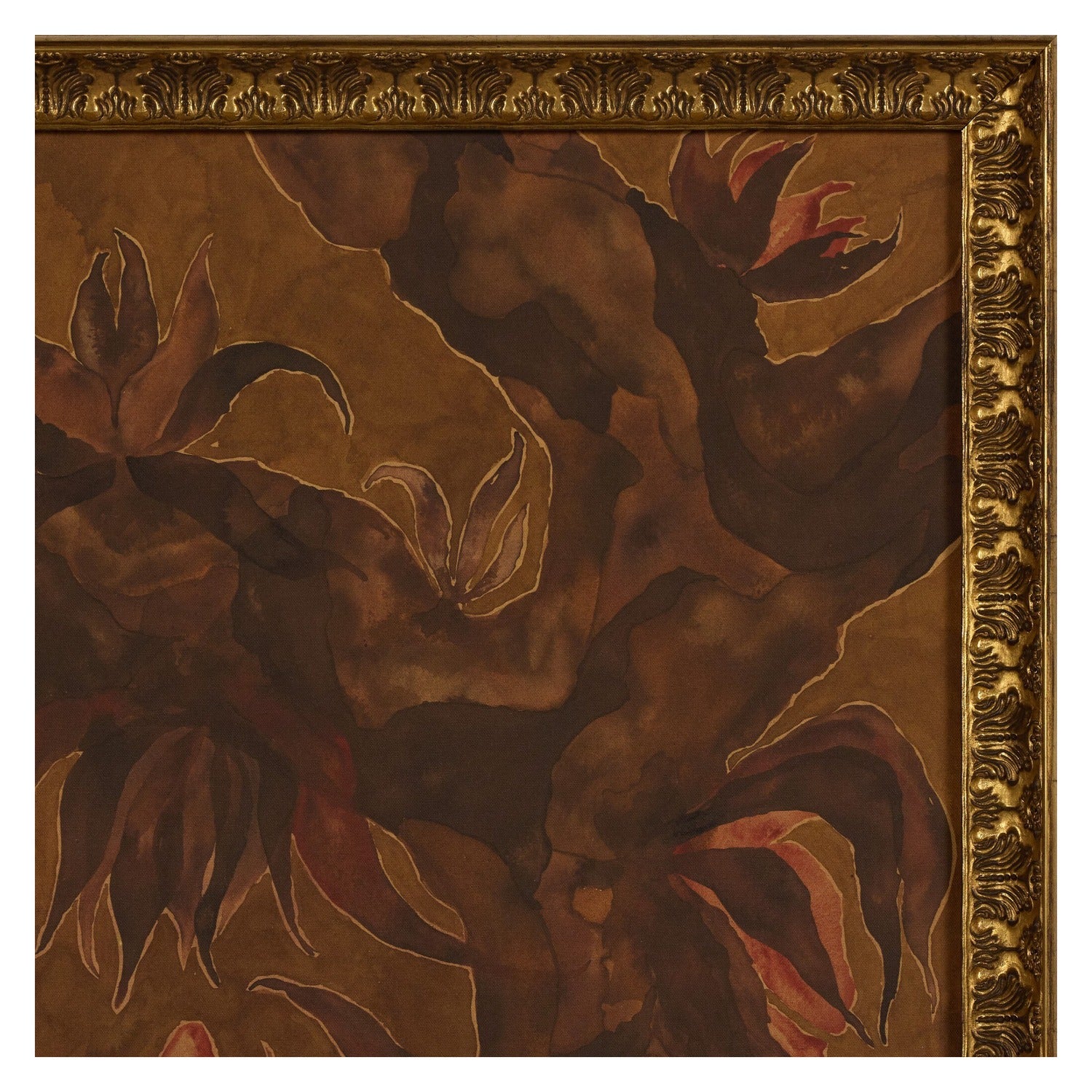 Four Hands x Molly Franken What's Mine Is Yours Gilded Antique Gold Framed Art
