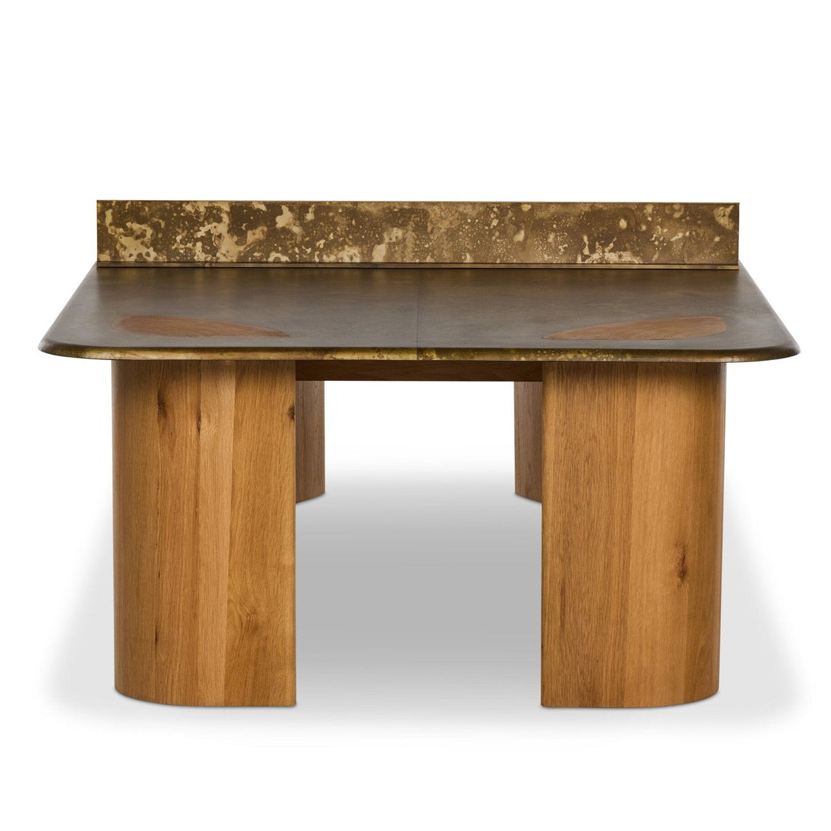 Four Hands Vella Smoked Oak Ping Pong Table - side view