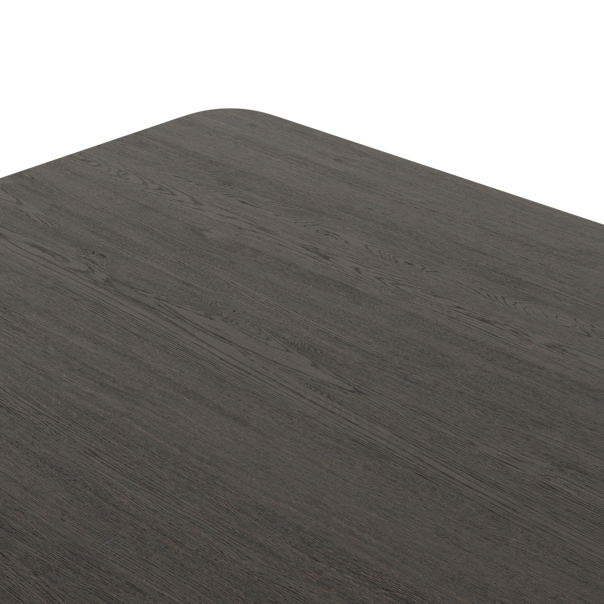 Four Hands Nadine Smoked Black Oak Dining Table - detail 2