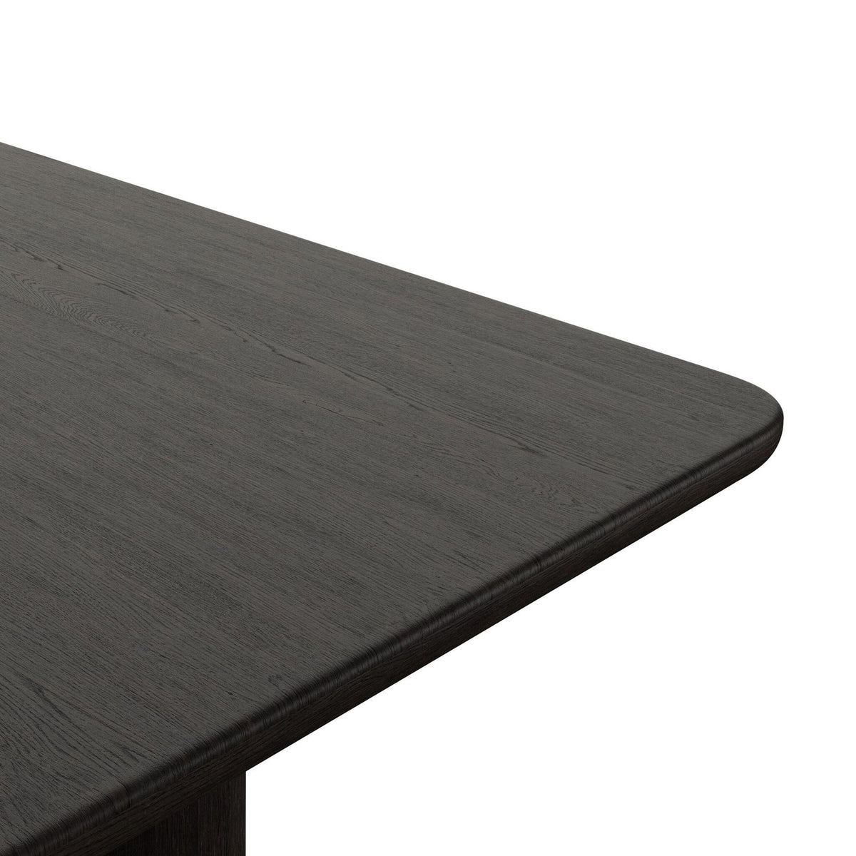 Four Hands Nadine Smoked Black Oak Dining Table - detail 3