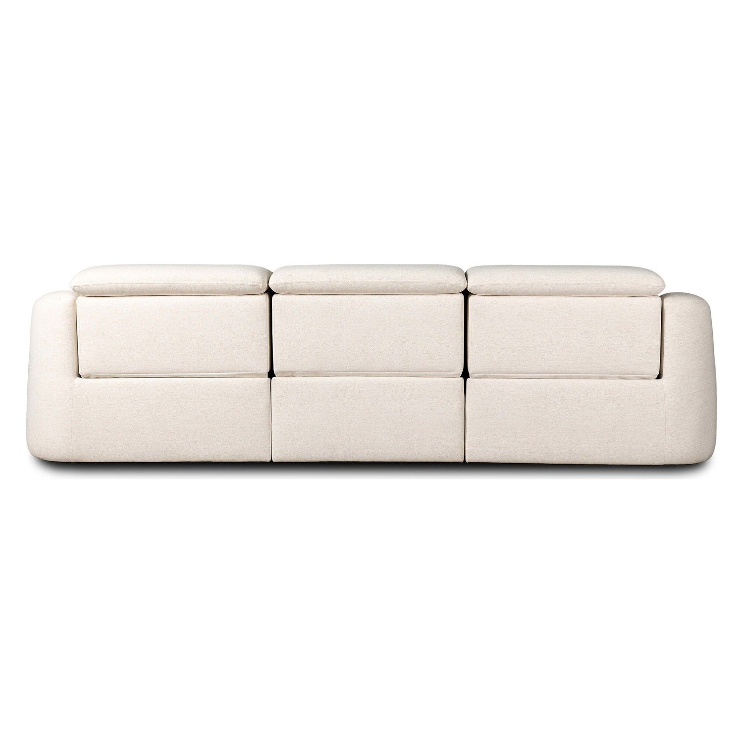 Four Hands Alondra Crypton Nomad Snow Power Recliner 3-Piece Sectional Sofa