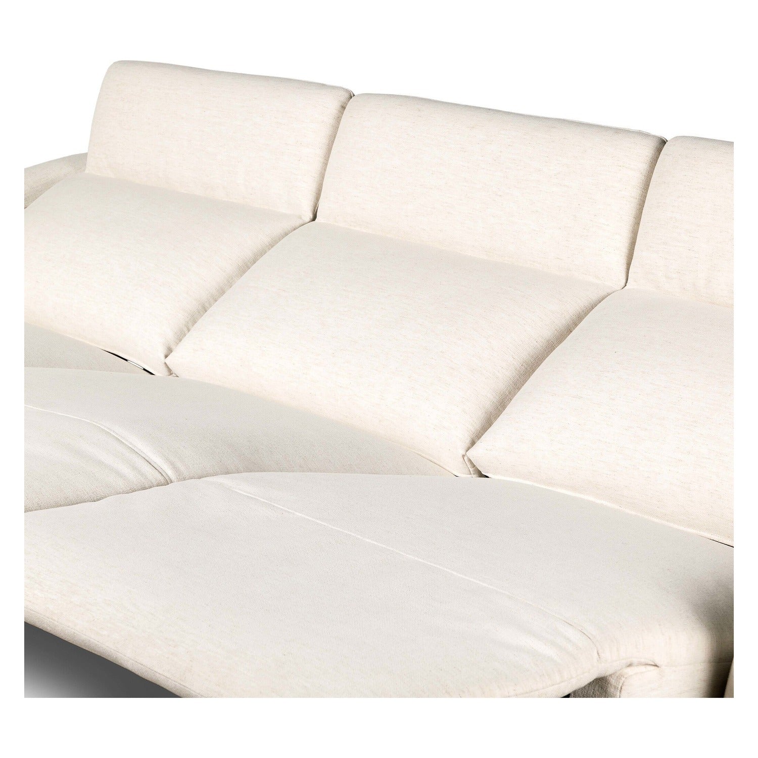 Four Hands Alondra Crypton Nomad Snow Power Recliner 3-Piece Sectional Sofa