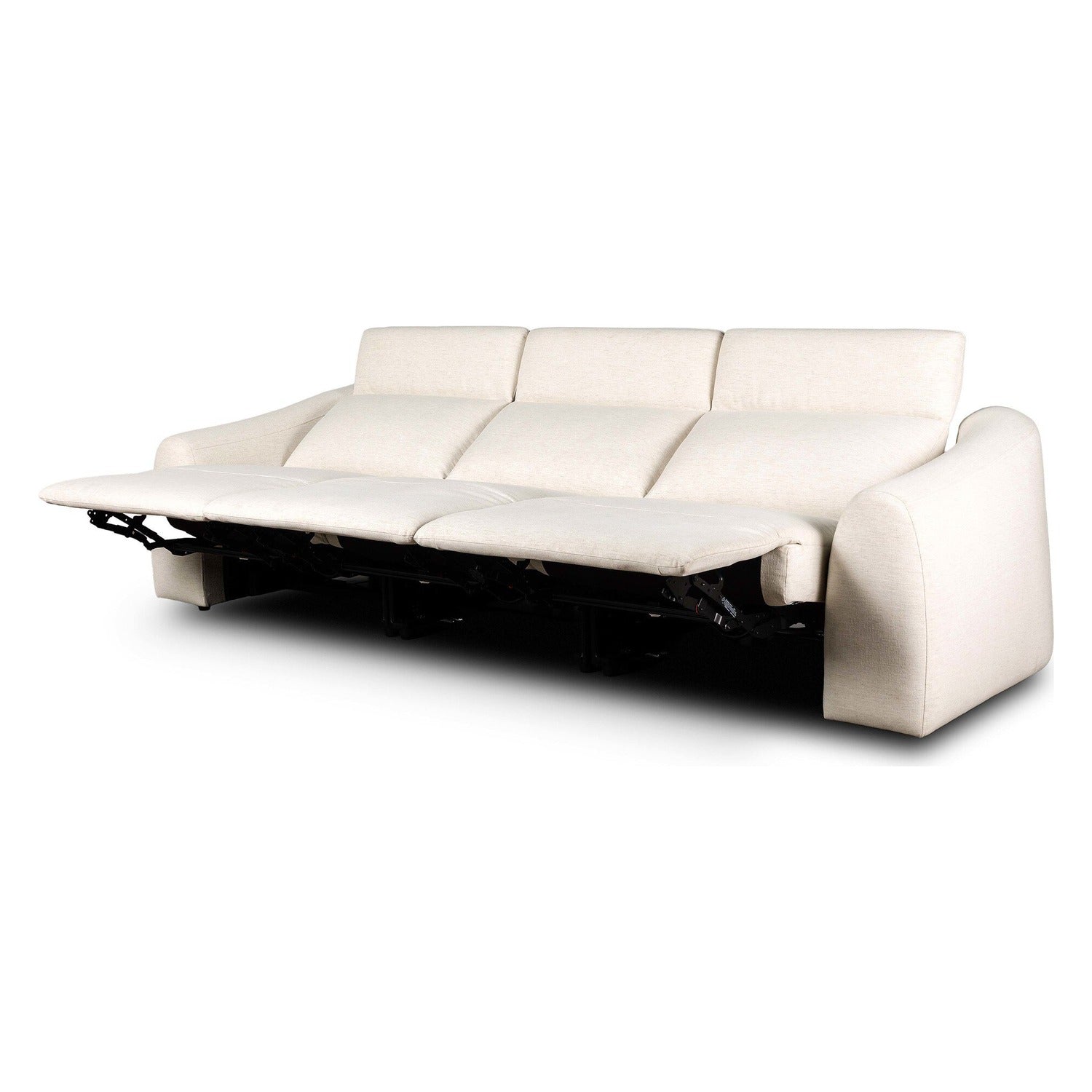 Four Hands Alondra Crypton Nomad Snow Power Recliner 3-Piece Sectional Sofa