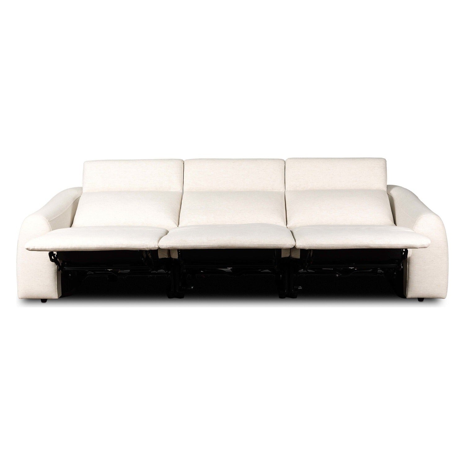 Four Hands Alondra Crypton Nomad Snow Power Recliner 3-Piece Sectional Sofa