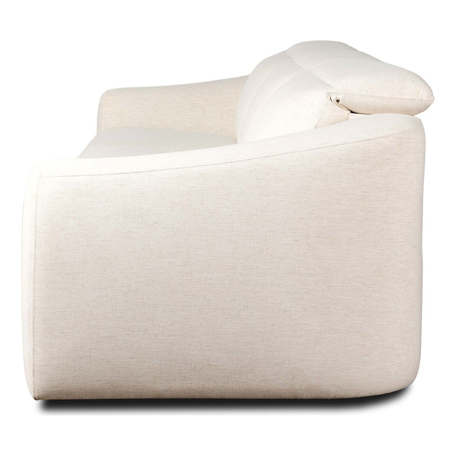 Four Hands Alondra Crypton Nomad Snow Power Recliner 3-Piece Sectional Sofa