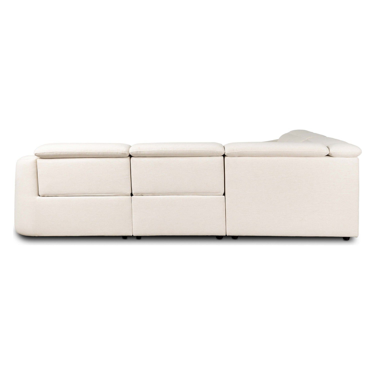 Four Hands Alondra Crypton Nomad Snow Power Recliner 5-Piece Sectional Sofa