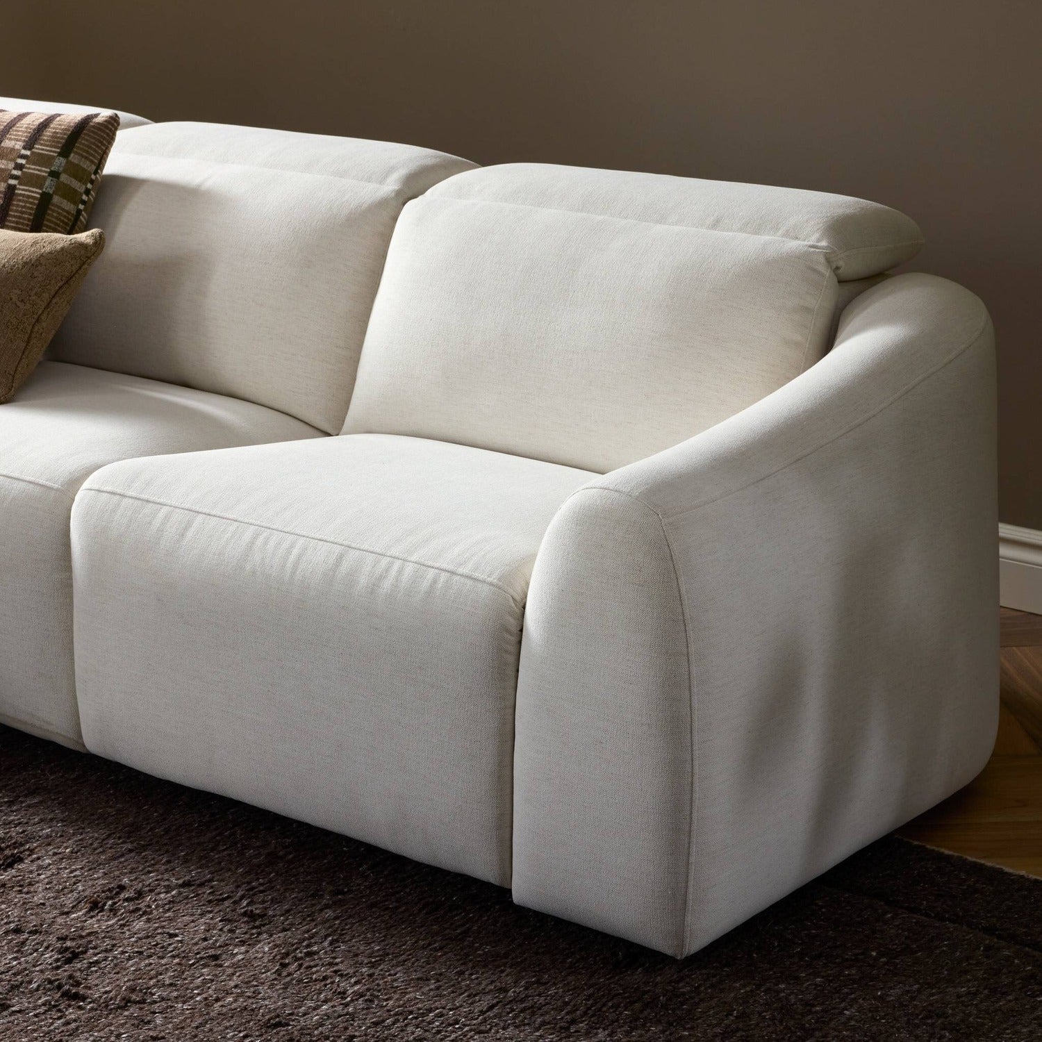 Four Hands Alondra Crypton Nomad Snow Power Recliner 5-Piece Sectional Sofa