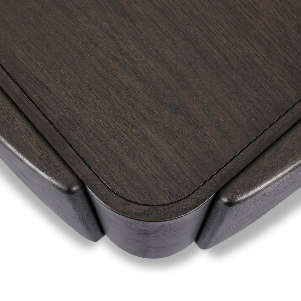 Four Hands Floyd Smoked Black Oak Coffee Table - detail 6
