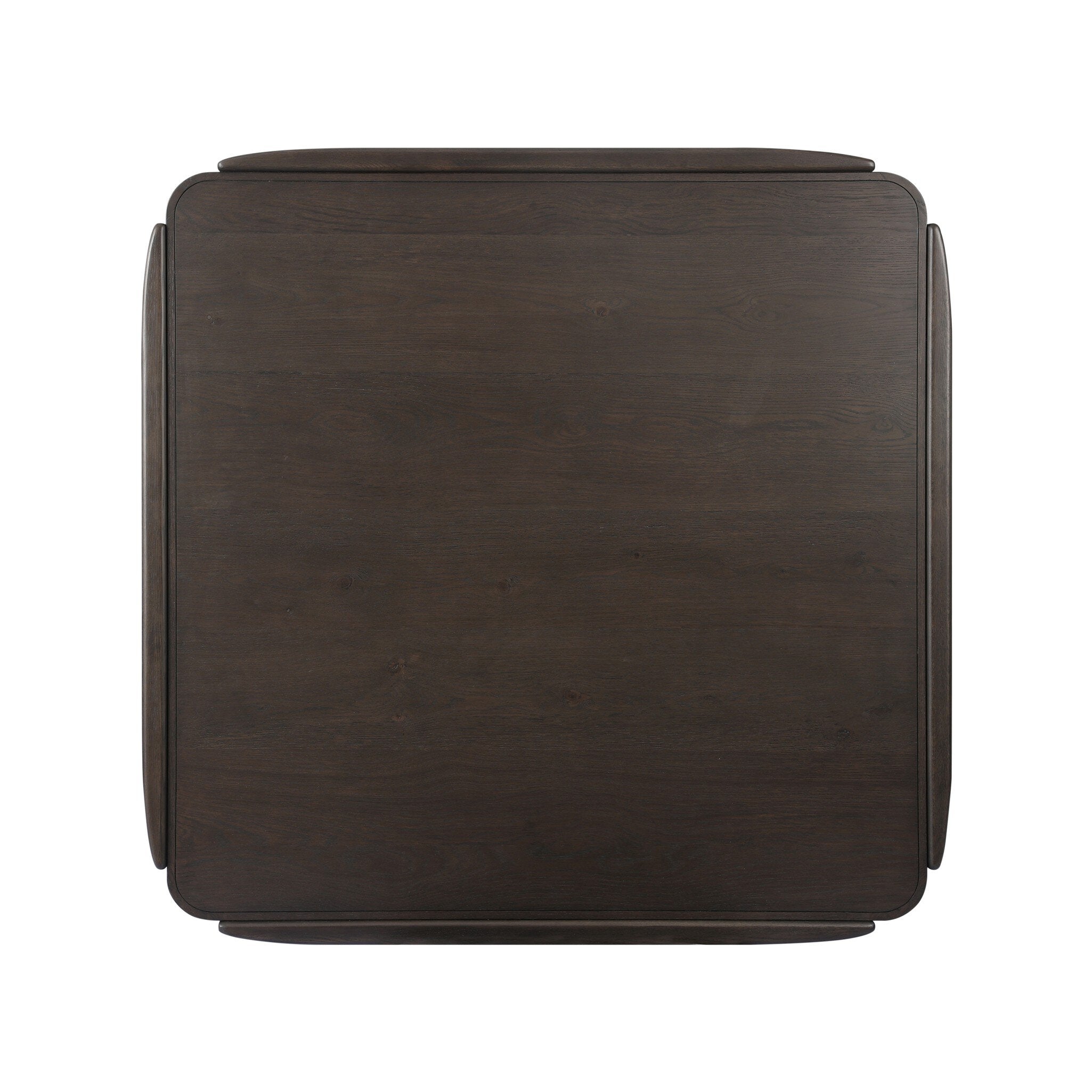 Four Hands Floyd Smoked Black Oak Coffee Table - top-down view