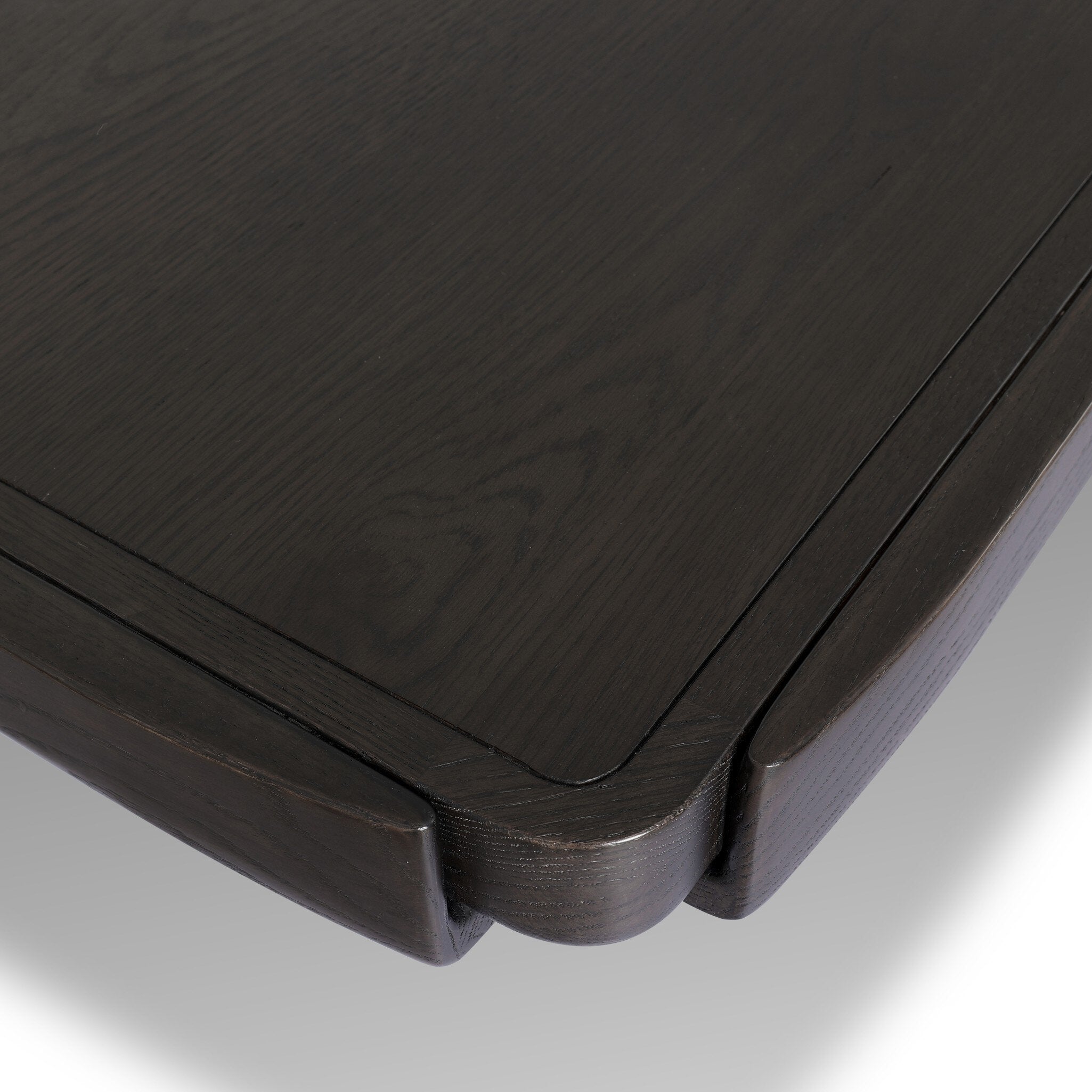 Four Hands Floyd Smoked Black Oak Dining Table - detail 3