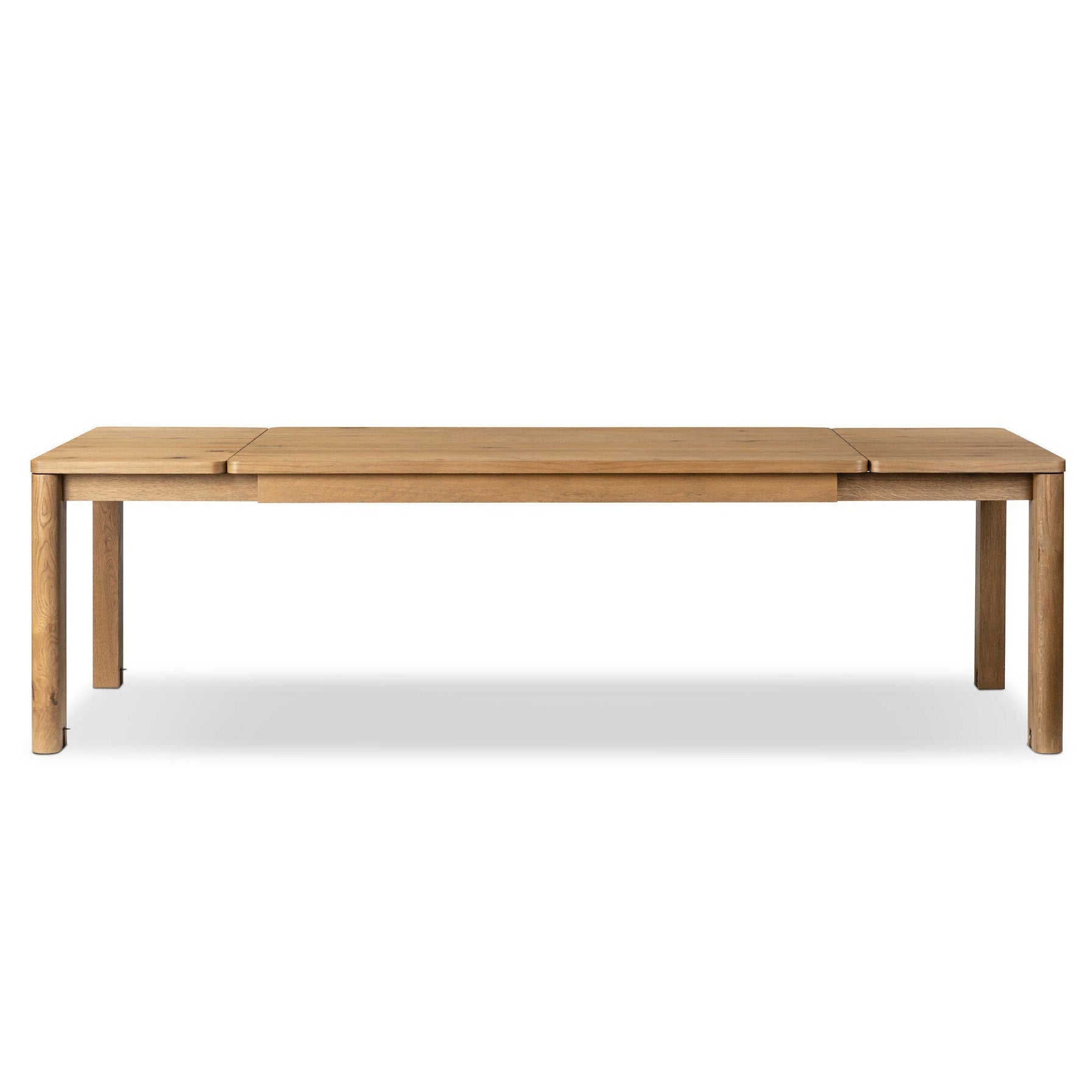 Four Hands Noeline Worn Oak Extension Dining Table front view