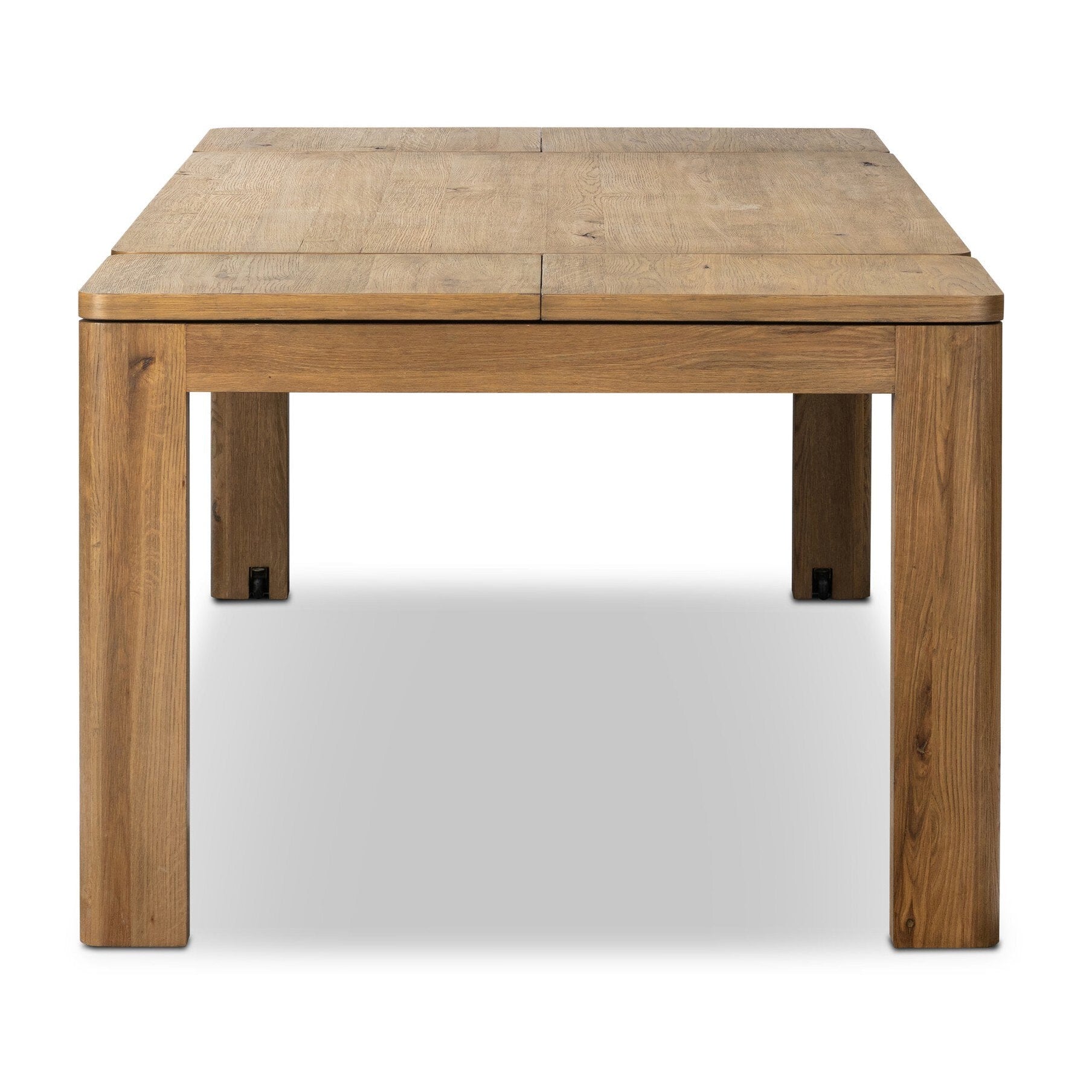 Four Hands Noeline Worn Oak Extension Dining Table side view