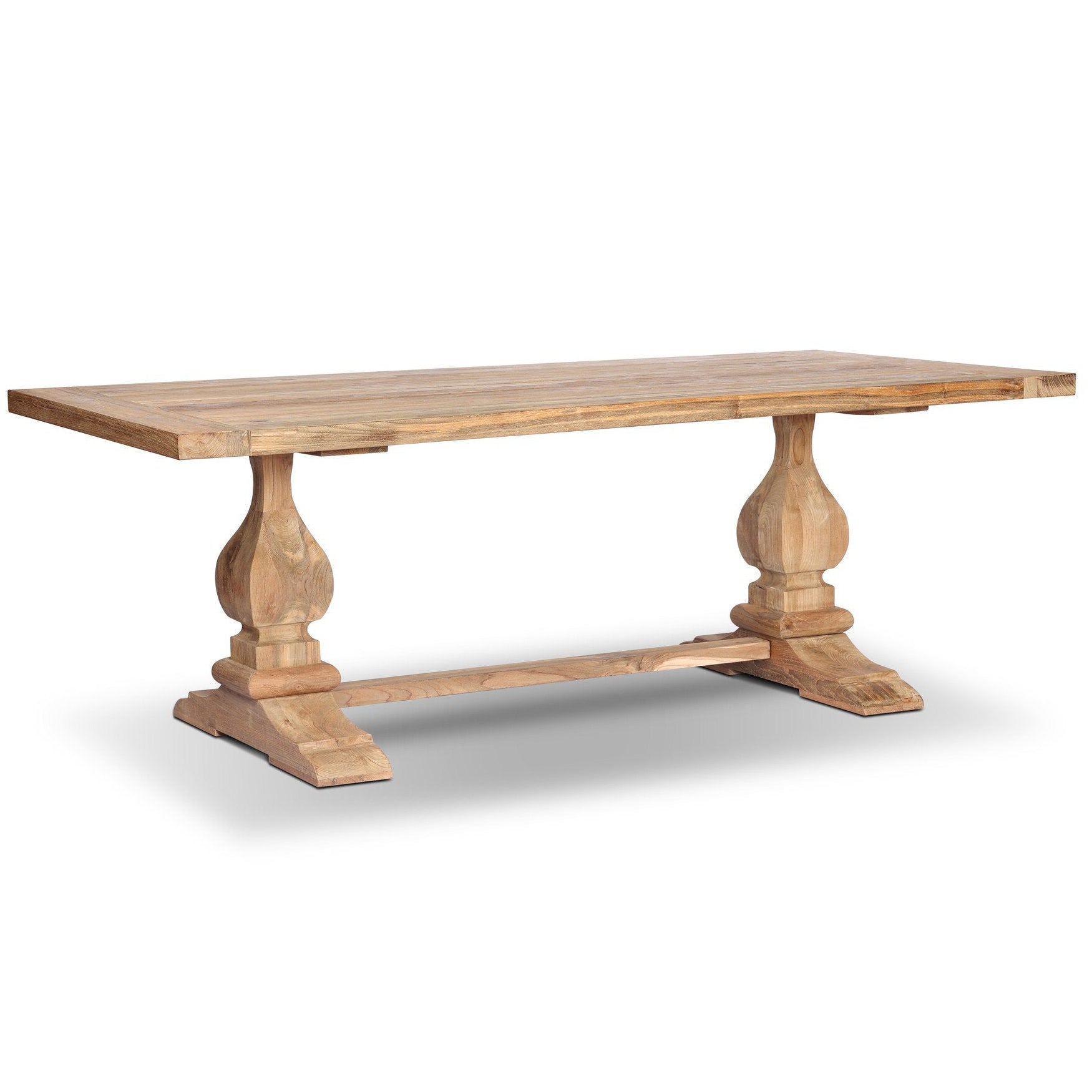 Four Hands Novell Reclaimed Natural Outdoor Dining Table in Reclaimed Natural FSC