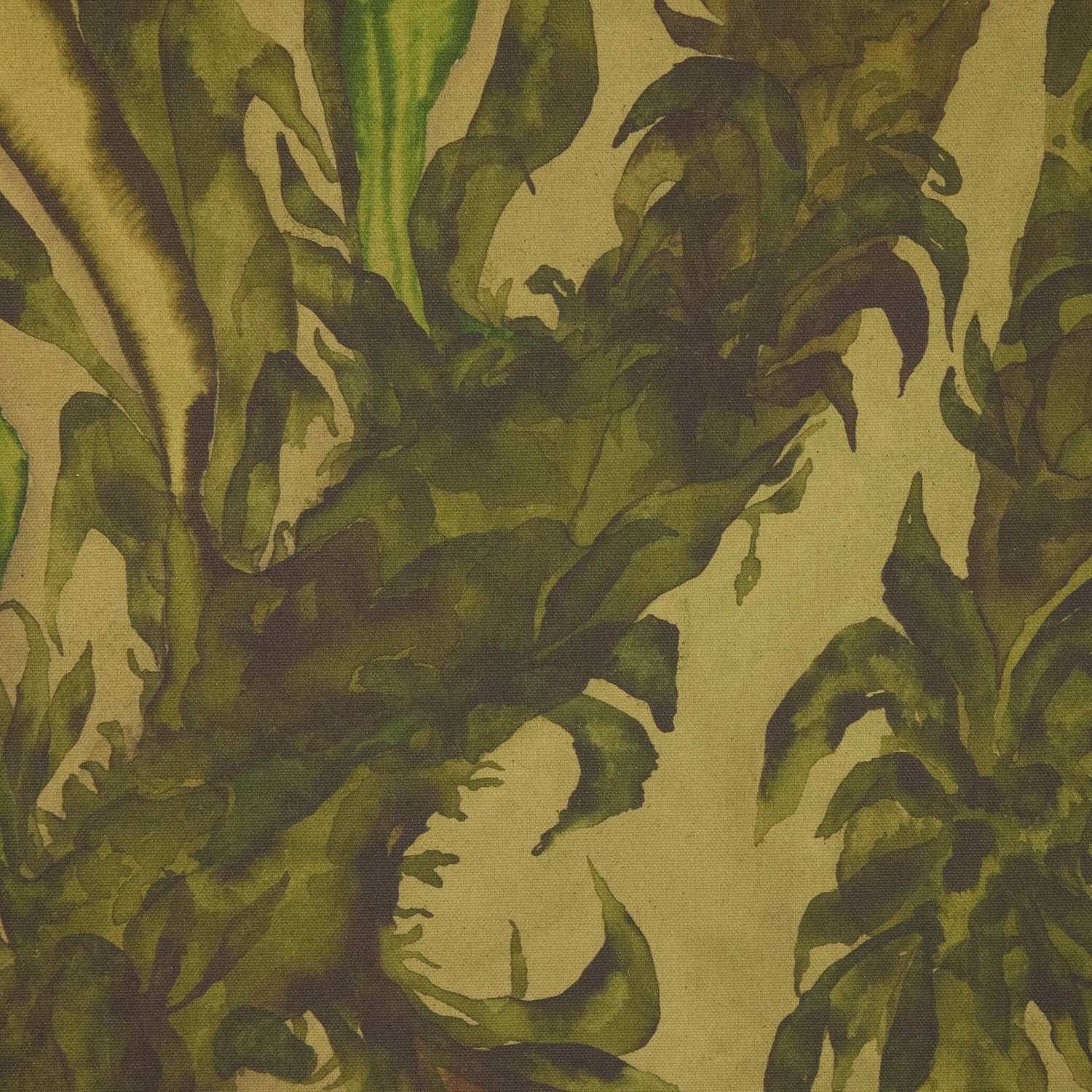 Four Hands x Molly Franken Epiphytes Diptych Gilded Antique Gold Framed Art