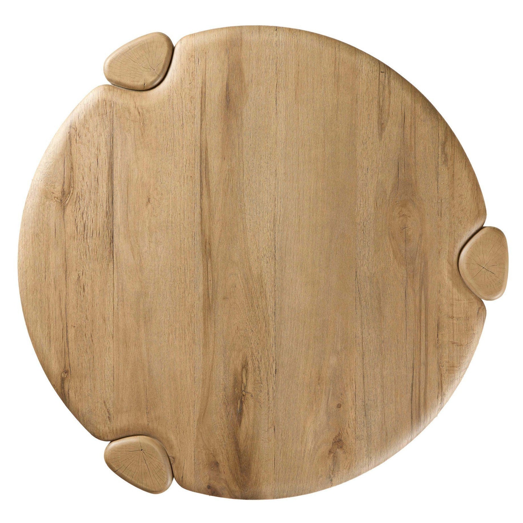 Four Hands Toman Rustic Oak Coffee Table top-down view