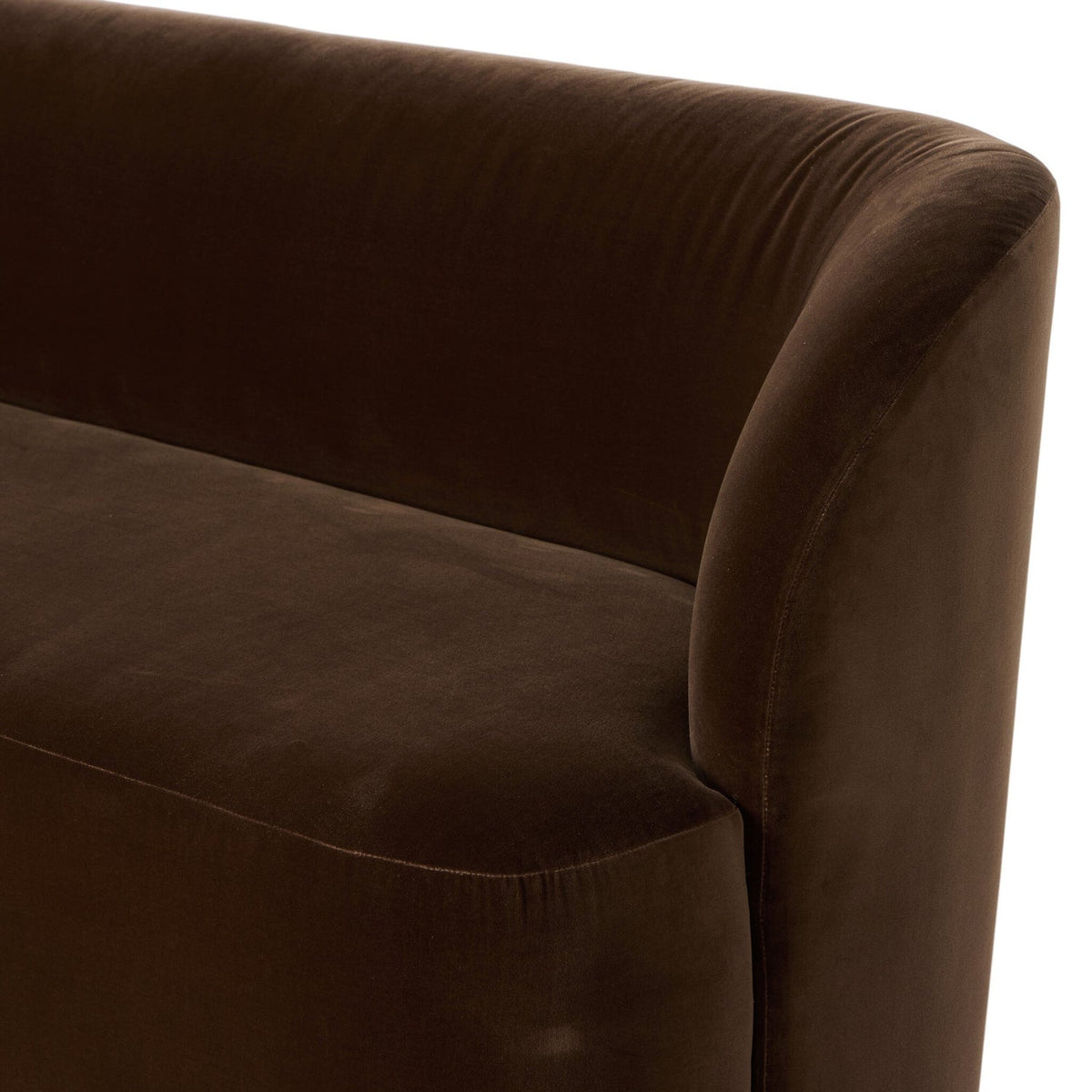 Four Hands Dorset Surrey Mink L-Shape Banquette detail view