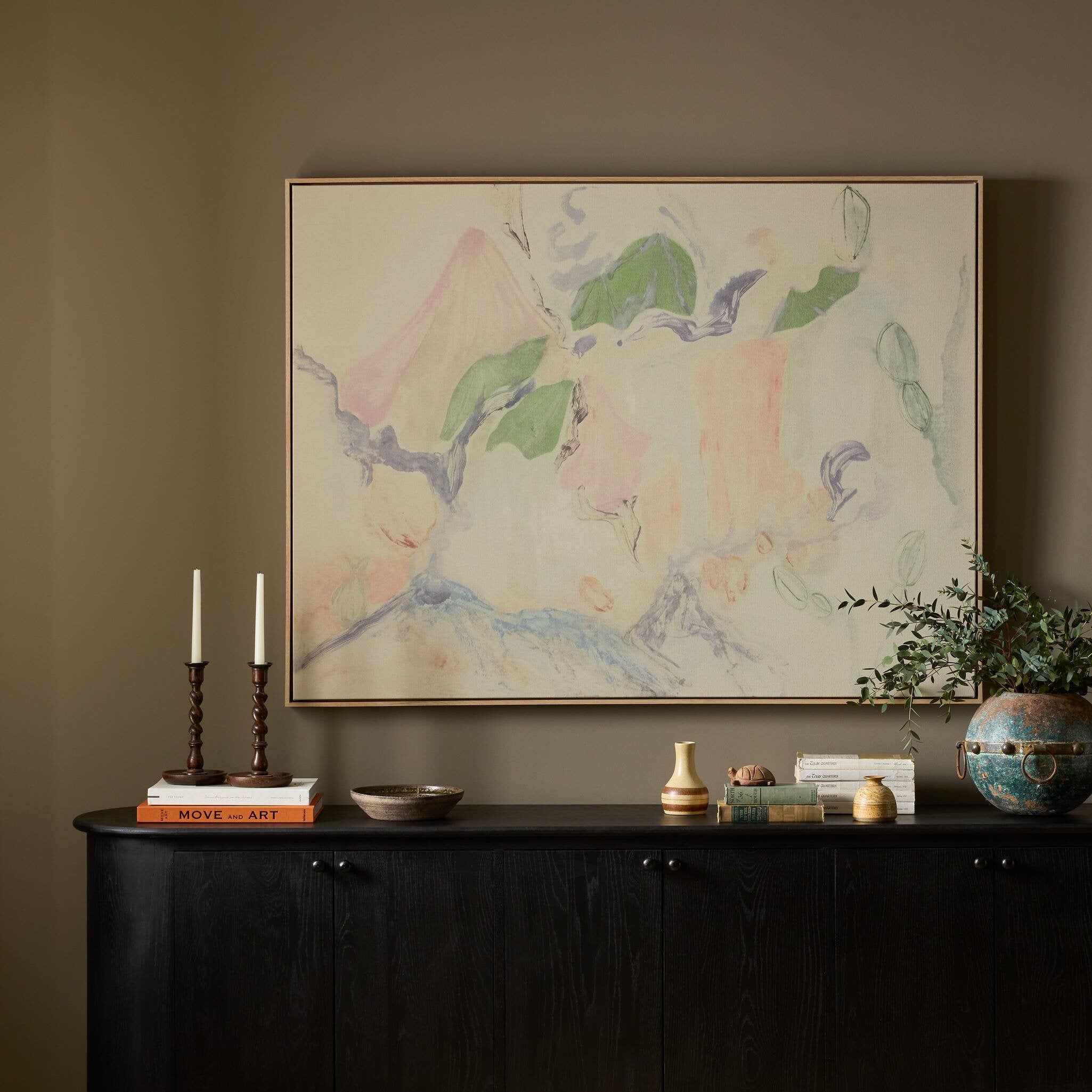 Four Hands x Misa Gott Because You Are Back Framed Art styled room setting