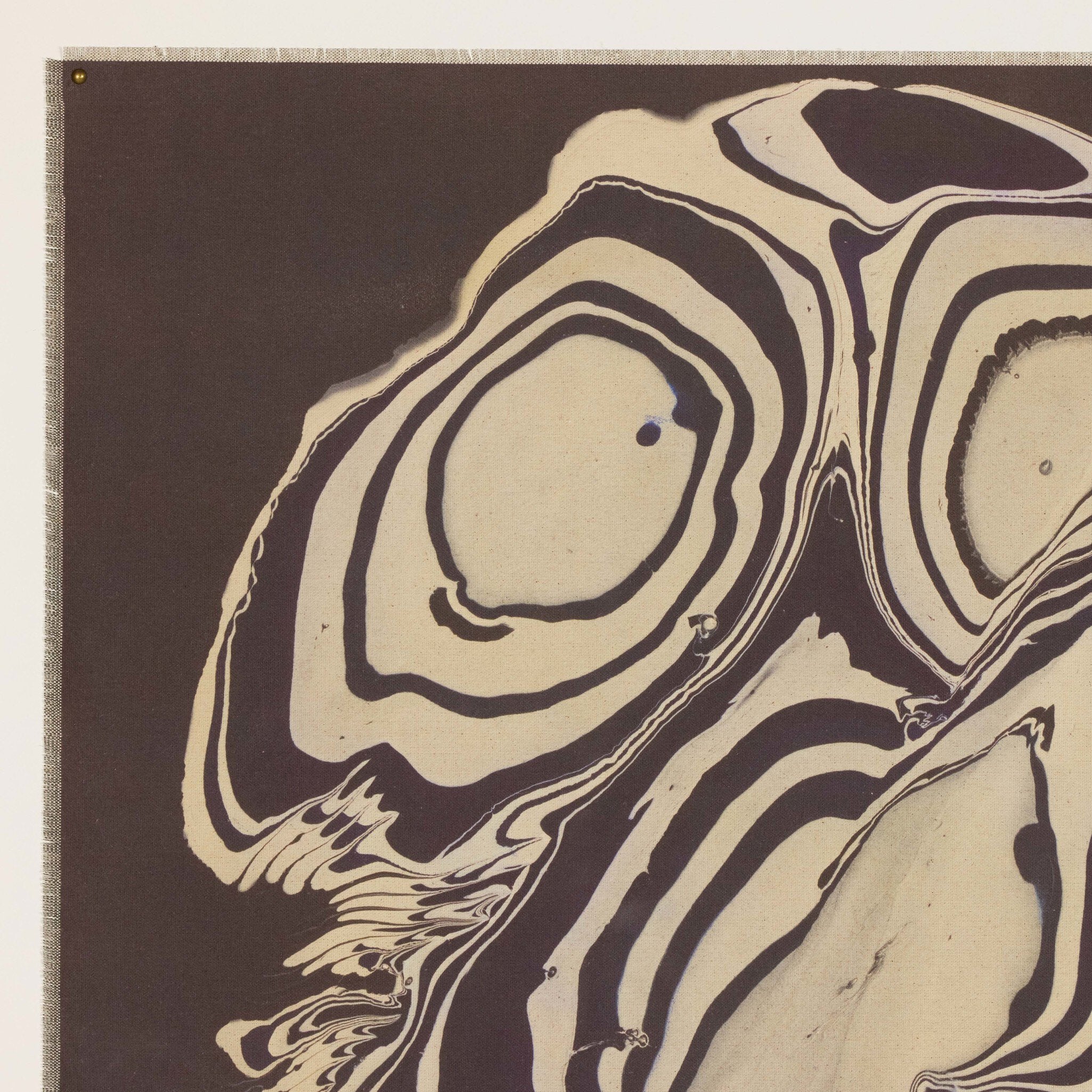 Four Hands x Valerie Suter Serengeti Framed Art — close-up of the surface