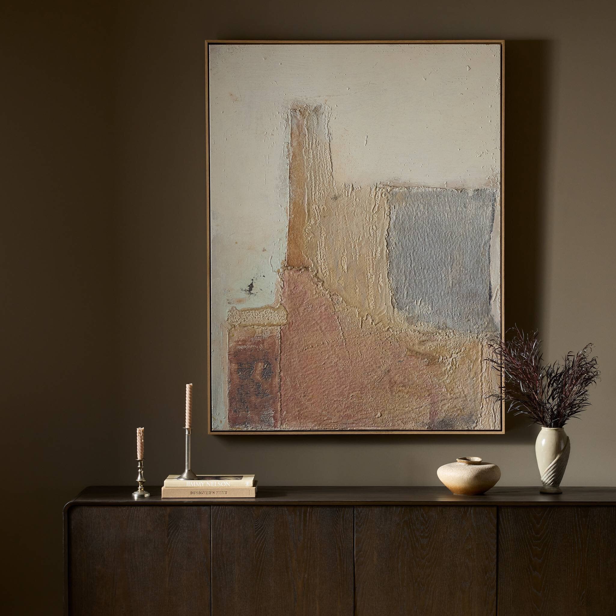 Four Hands x Paul Meyer Acala Framed Art — in a styled room setting