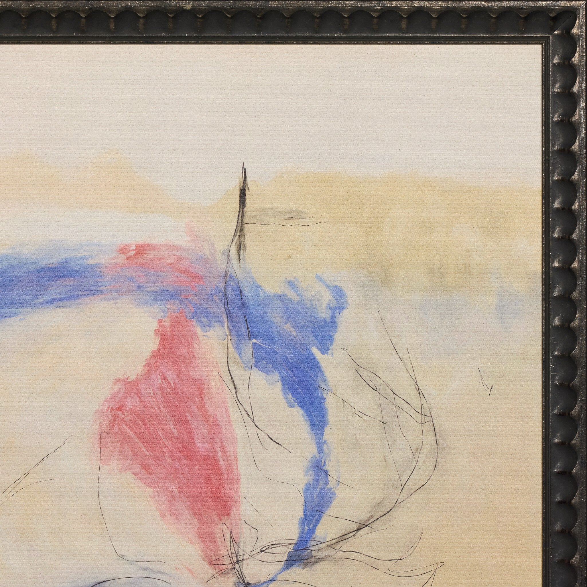 Four Hands x Roseanne Kenny Landscape In Motion 01 Framed Art — close-up of the surface