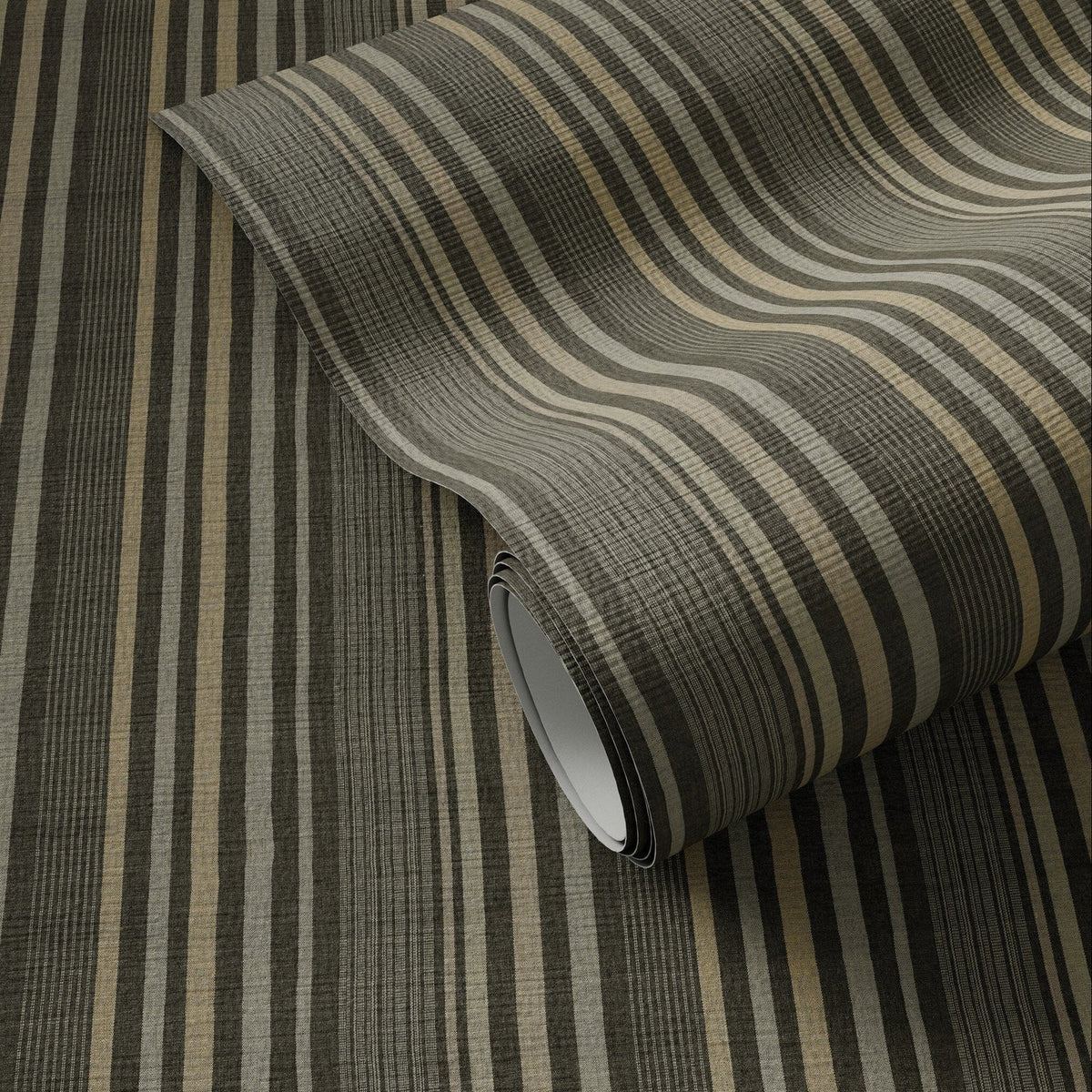 FH Art Studio Stripe Grasscloth Dusk Grasscloth Wallpaper full product view