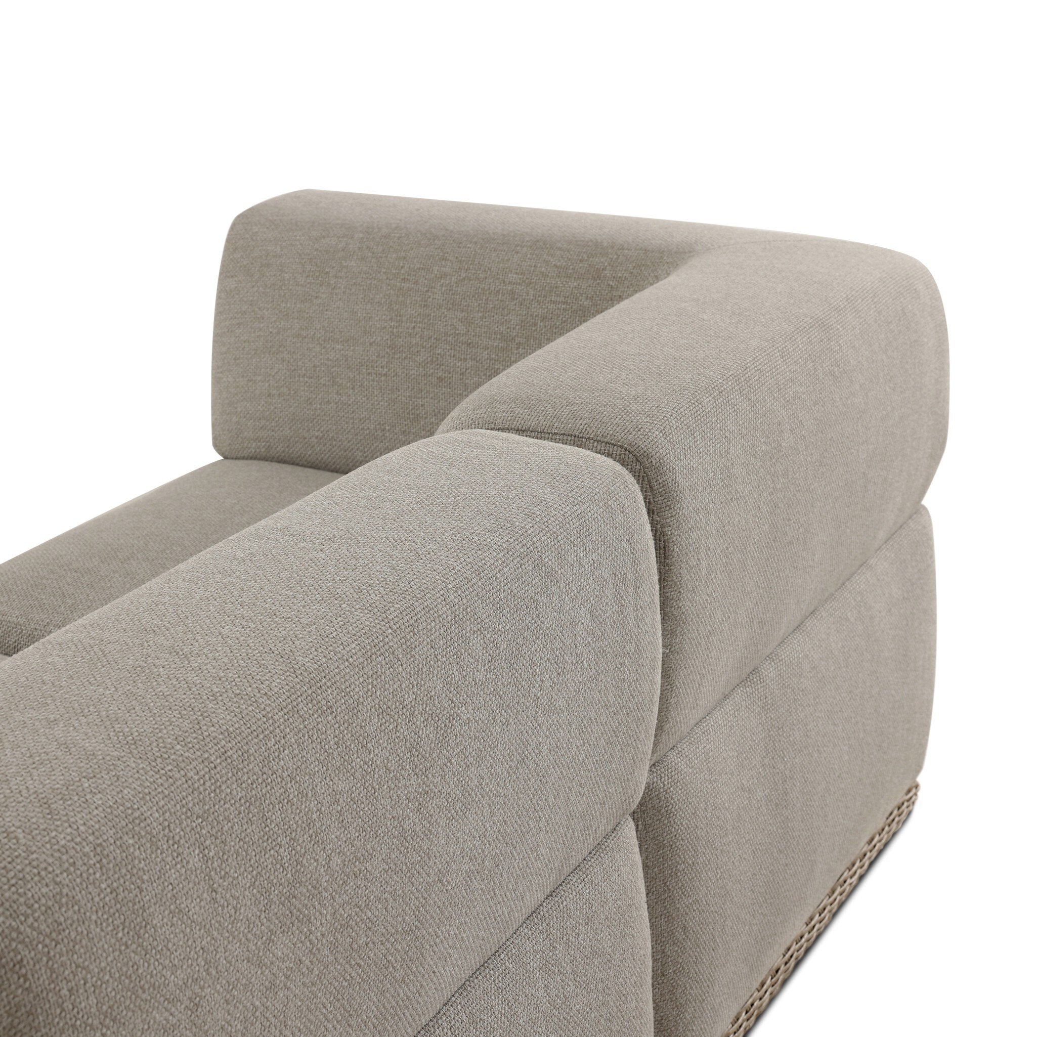 Four Hands Evander Ramiro Ecru 5 Piece Outdoor Sectional Sofa - detail view 5