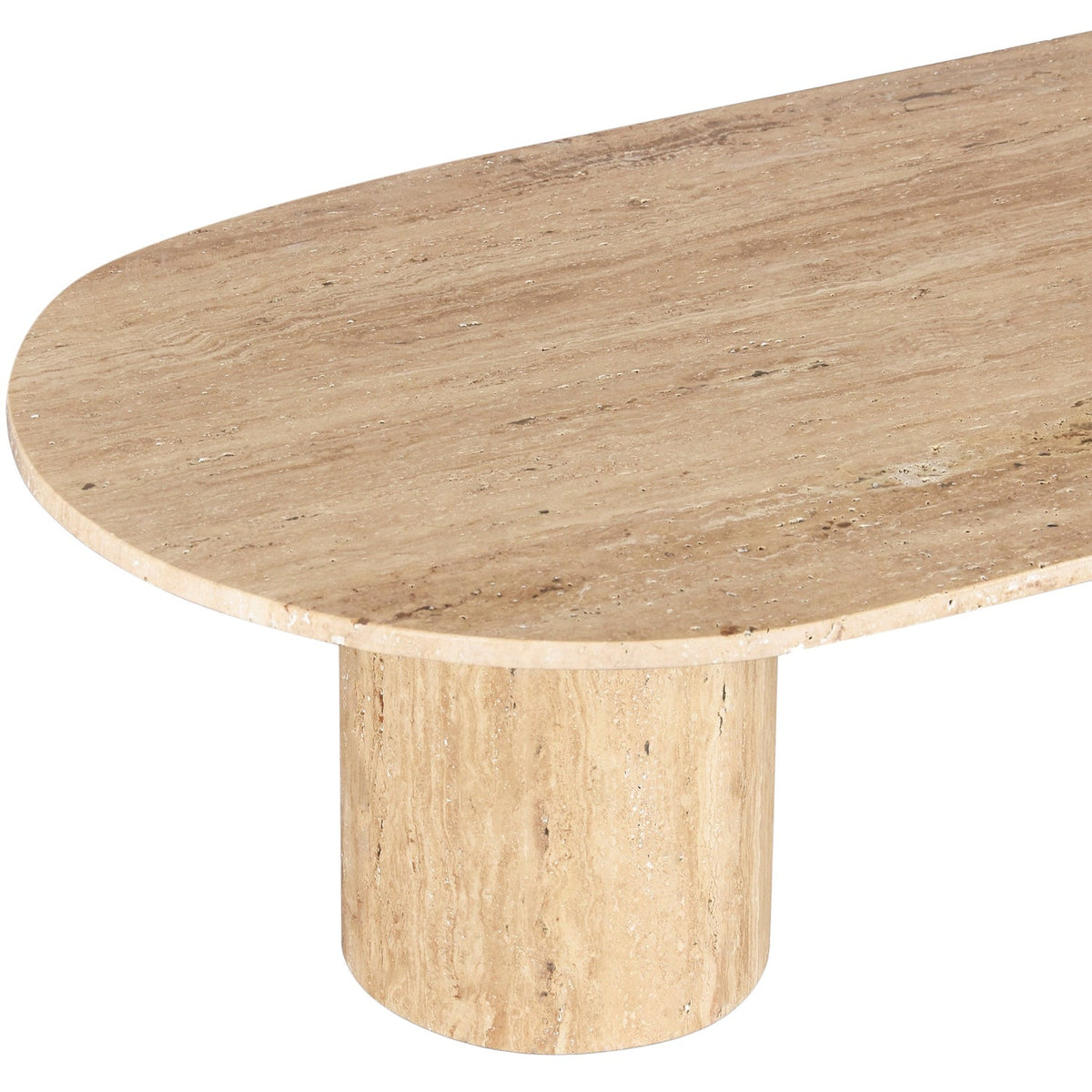 Salerno Natural Travertine Coffee Table
