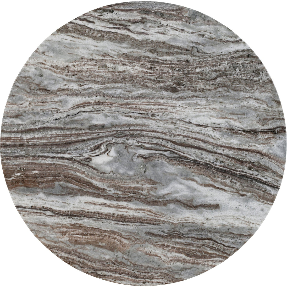 Spherical Brown Genuine Marble Coffee Table (4 Boxes)