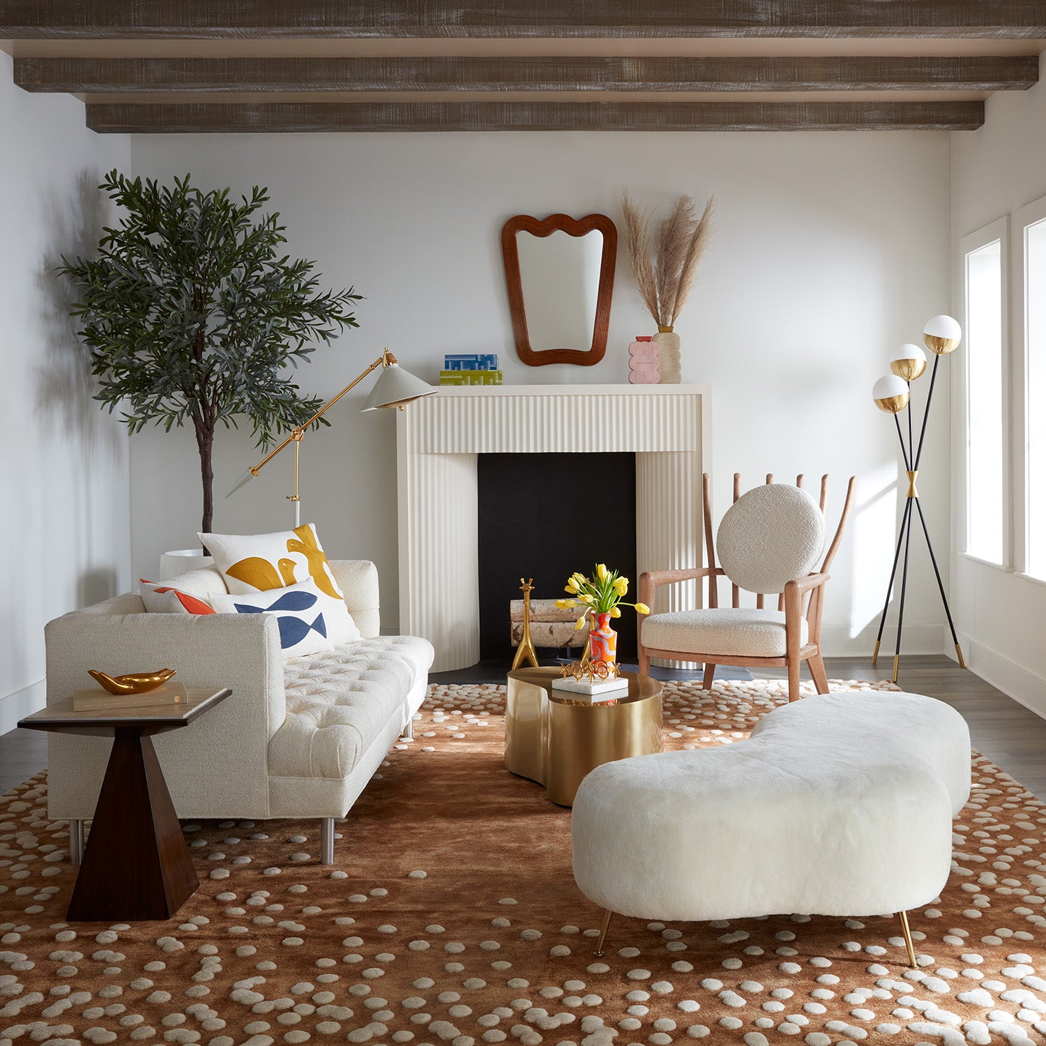 Jonathan Adler Caracas Tripod Floor Lamp