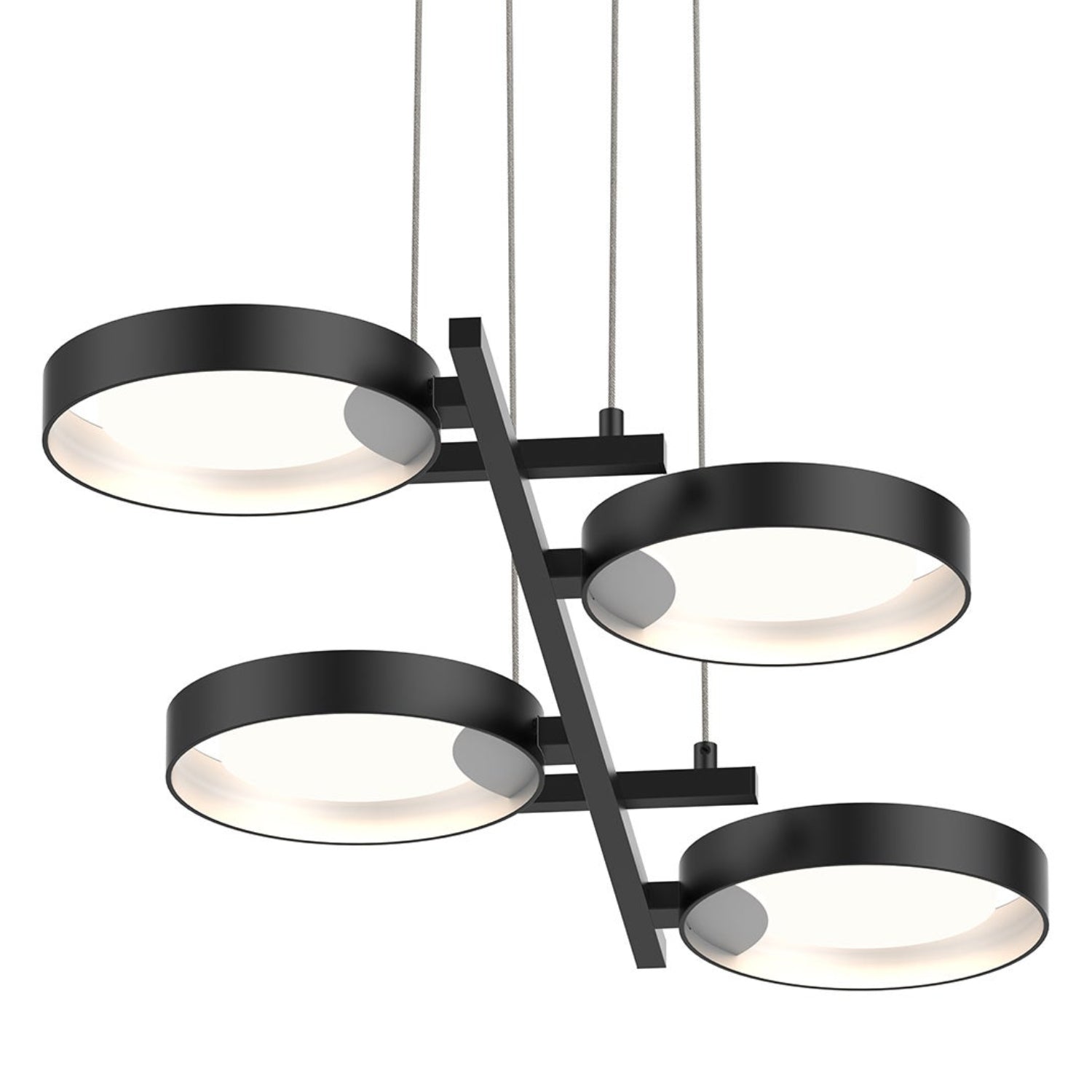 Sonneman Light Guide Ring Satin Black 2655.25W Pendant