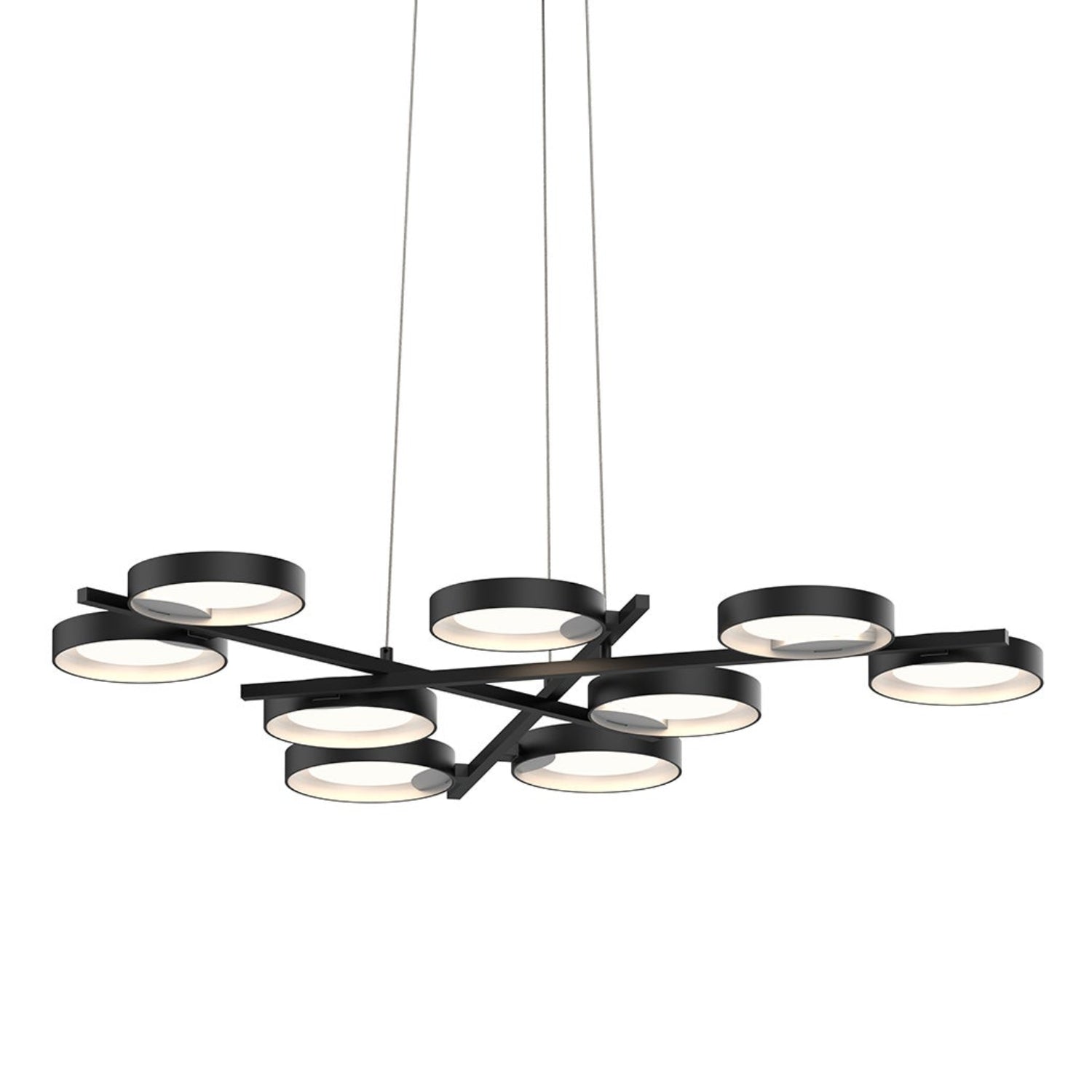 Sonneman Light Guide Ring Satin Black 2656.25W Pendant